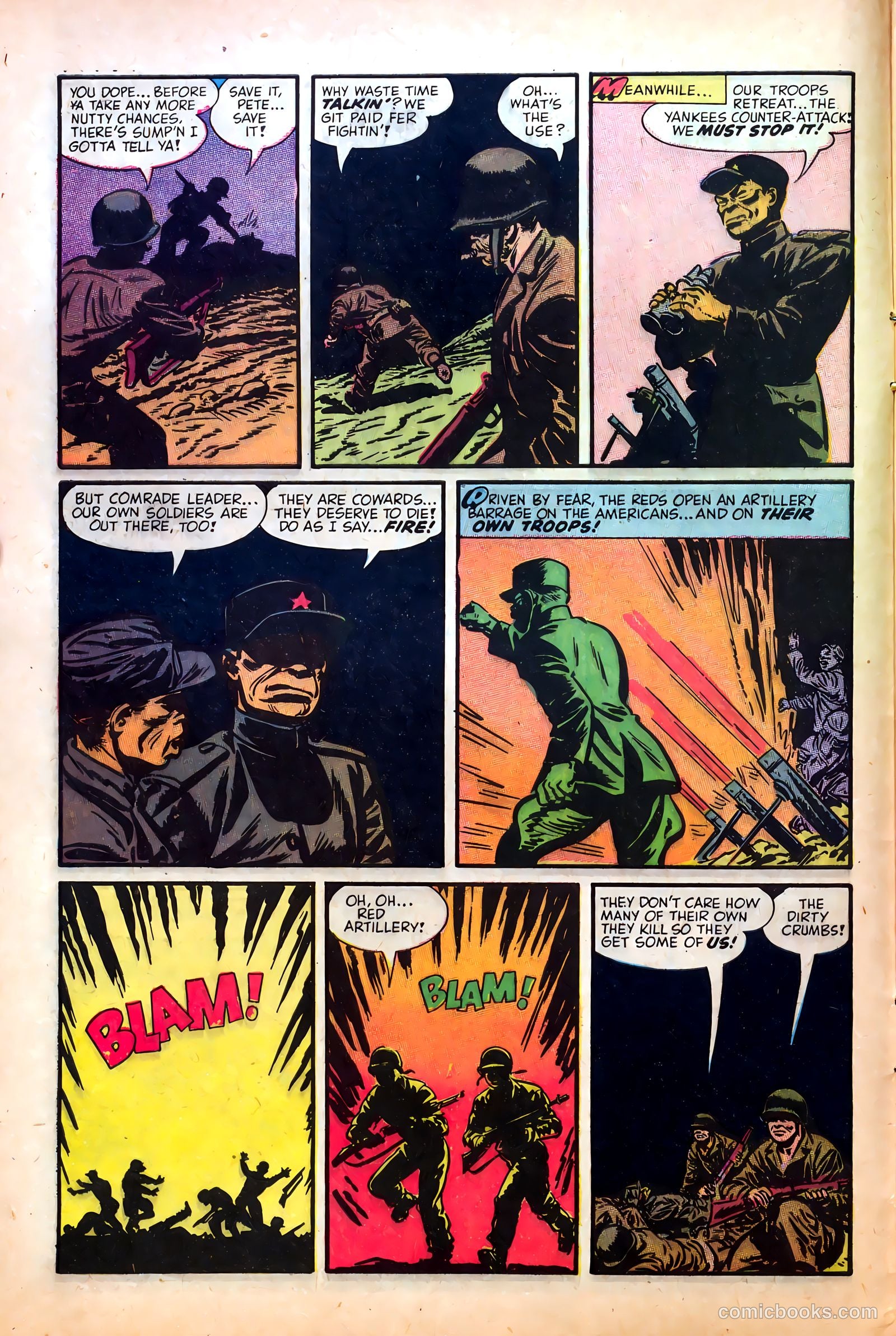 Fighting Fronts #5 (1953) — page 10 of 36