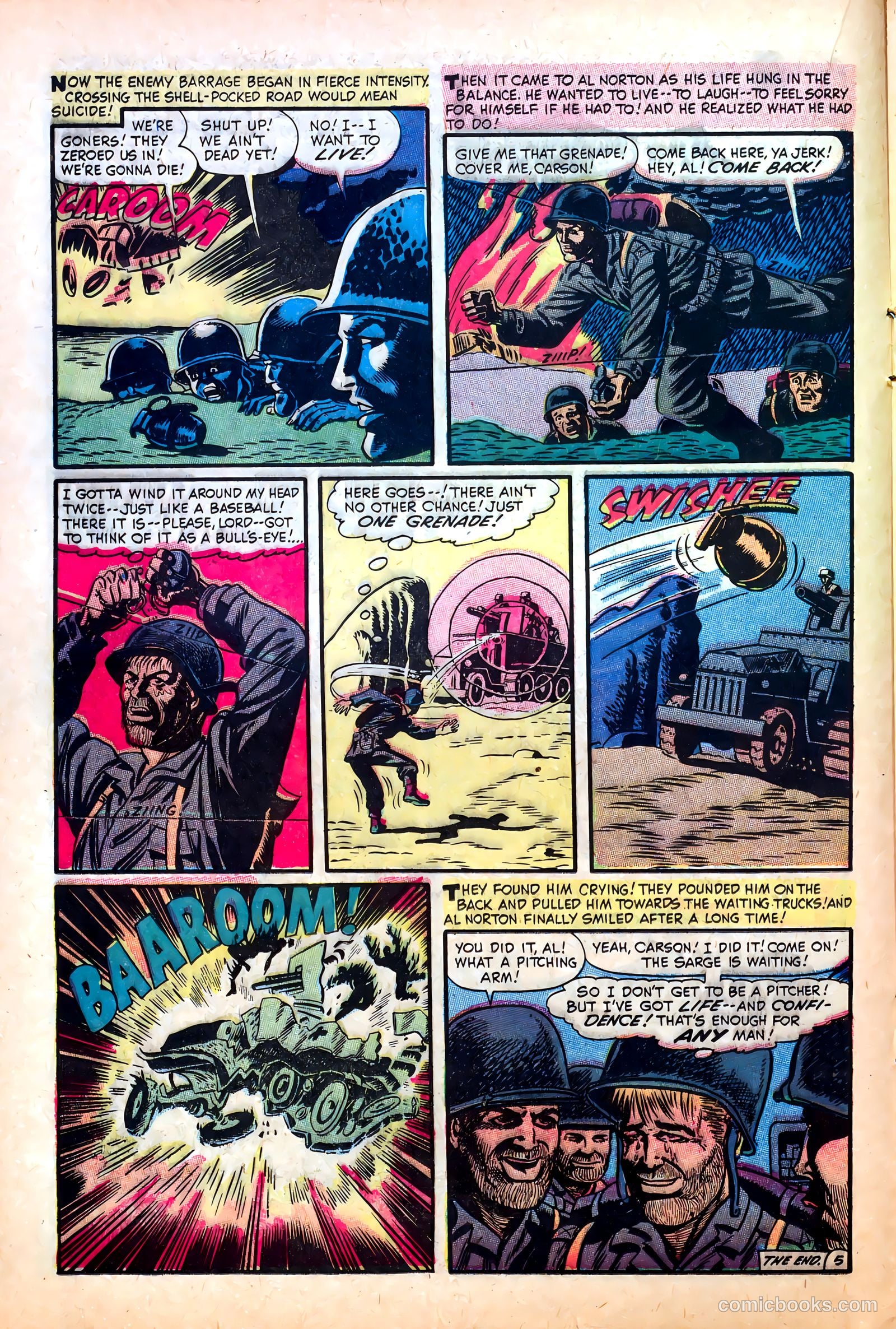 Fighting Fronts #5 (1953) — page 16 of 36