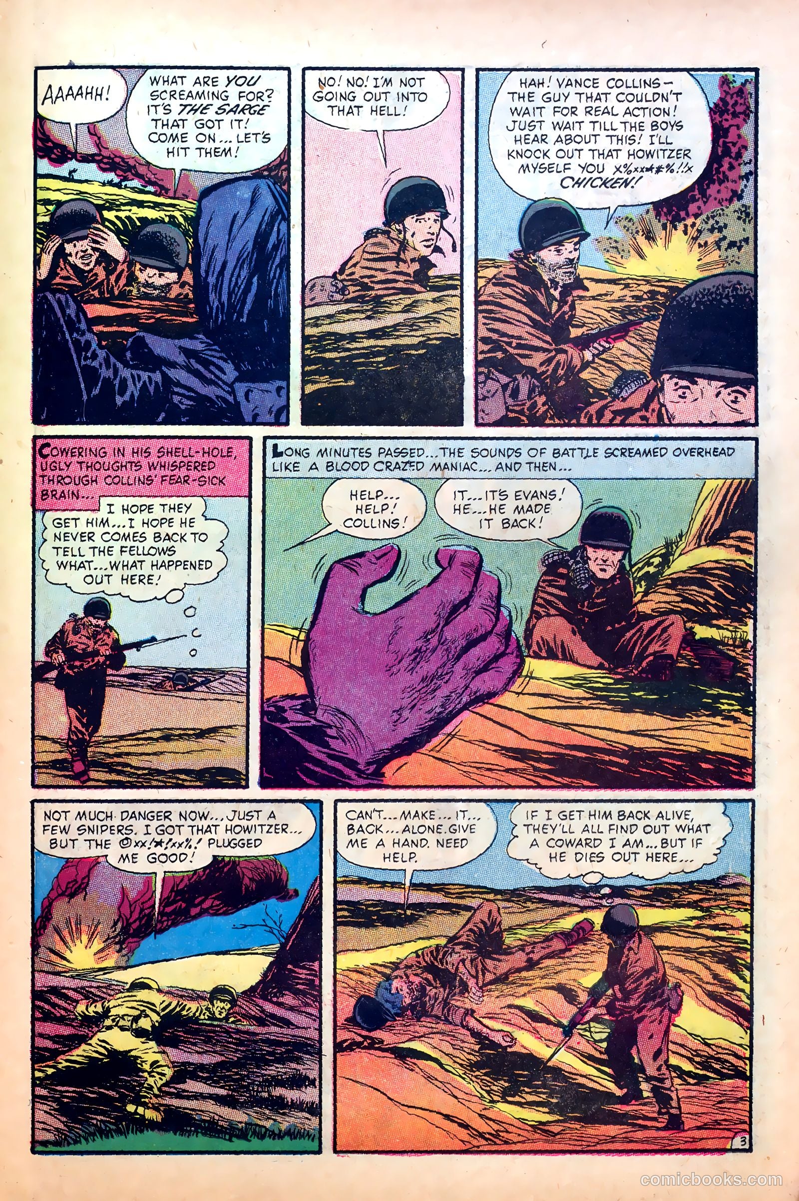 Fighting Fronts #5 (1953) — page 23 of 36