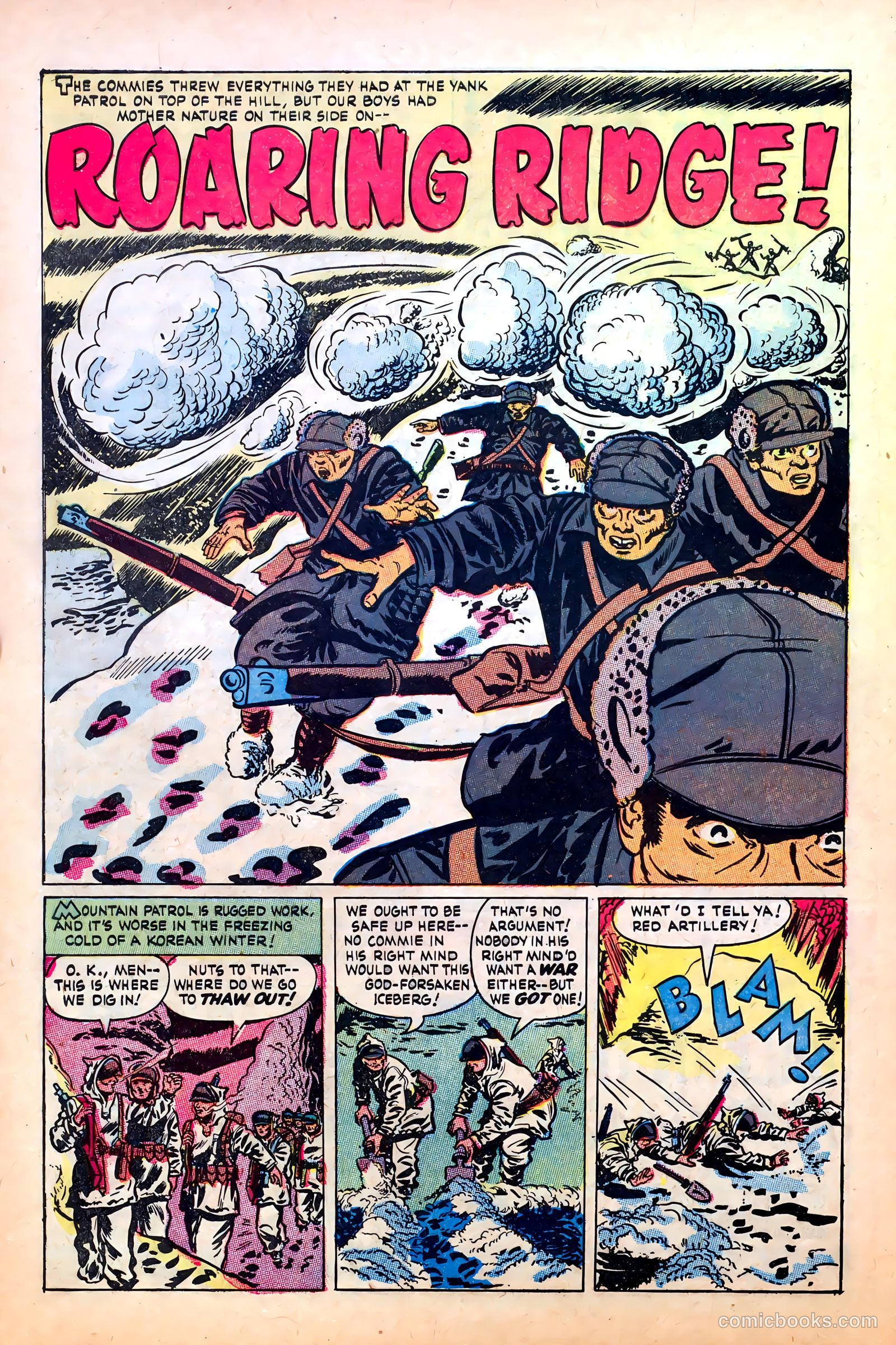Fighting Fronts #5 (1953) — page 28 of 36