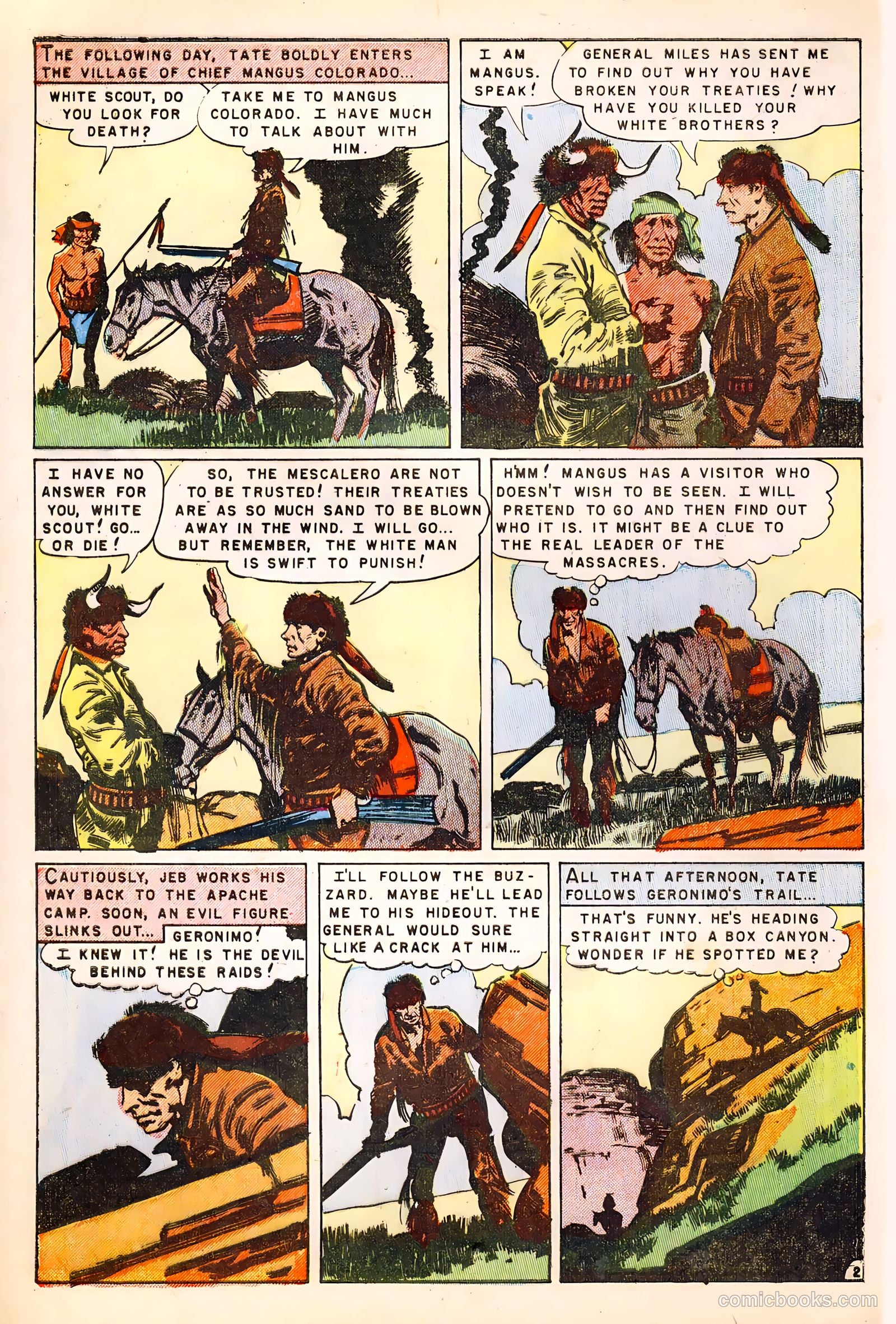 Fighting Indians of the Wild West #1 (1952) — page 4 of 36