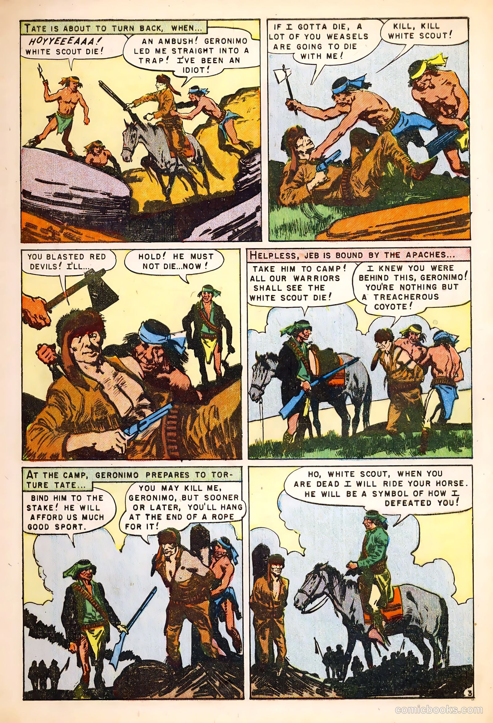Fighting Indians of the Wild West #1 (1952) — page 5 of 36