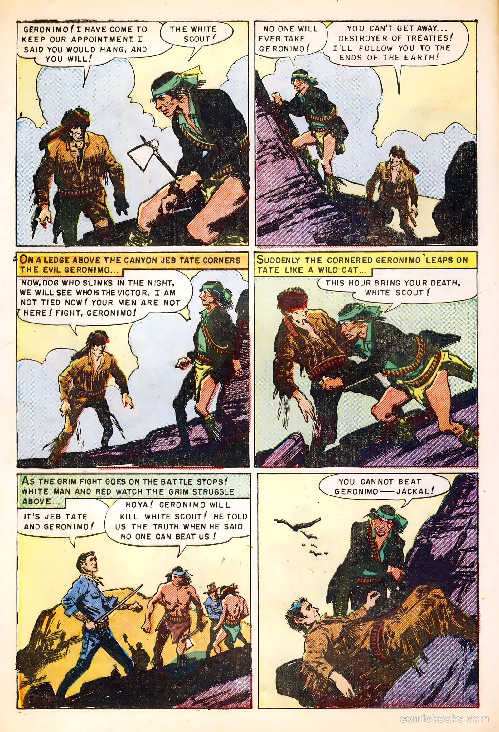 Fighting Indians of the Wild West #1 (1952) — page 8 of 36