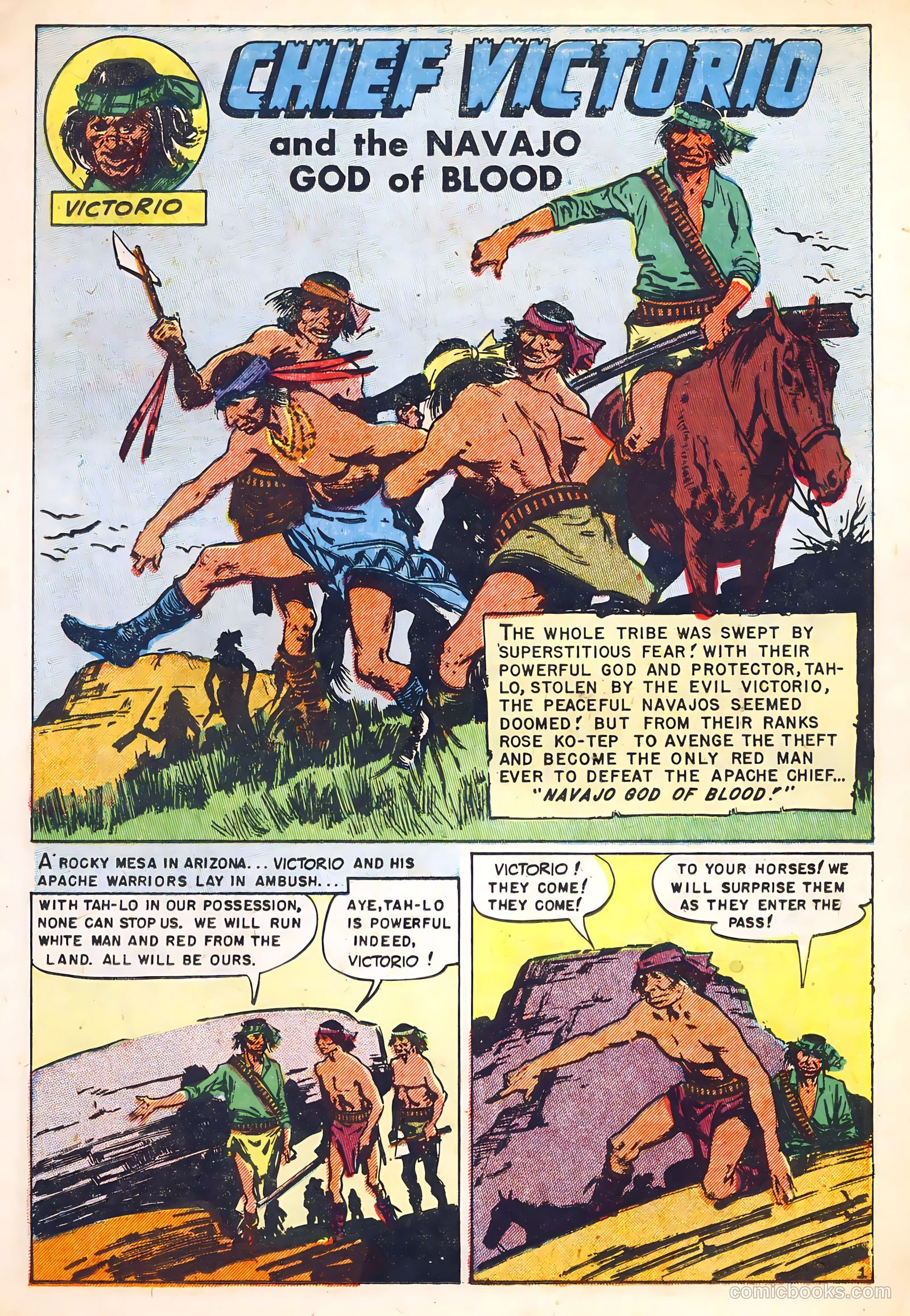 Fighting Indians of the Wild West #1 (1952) — page 11 of 36