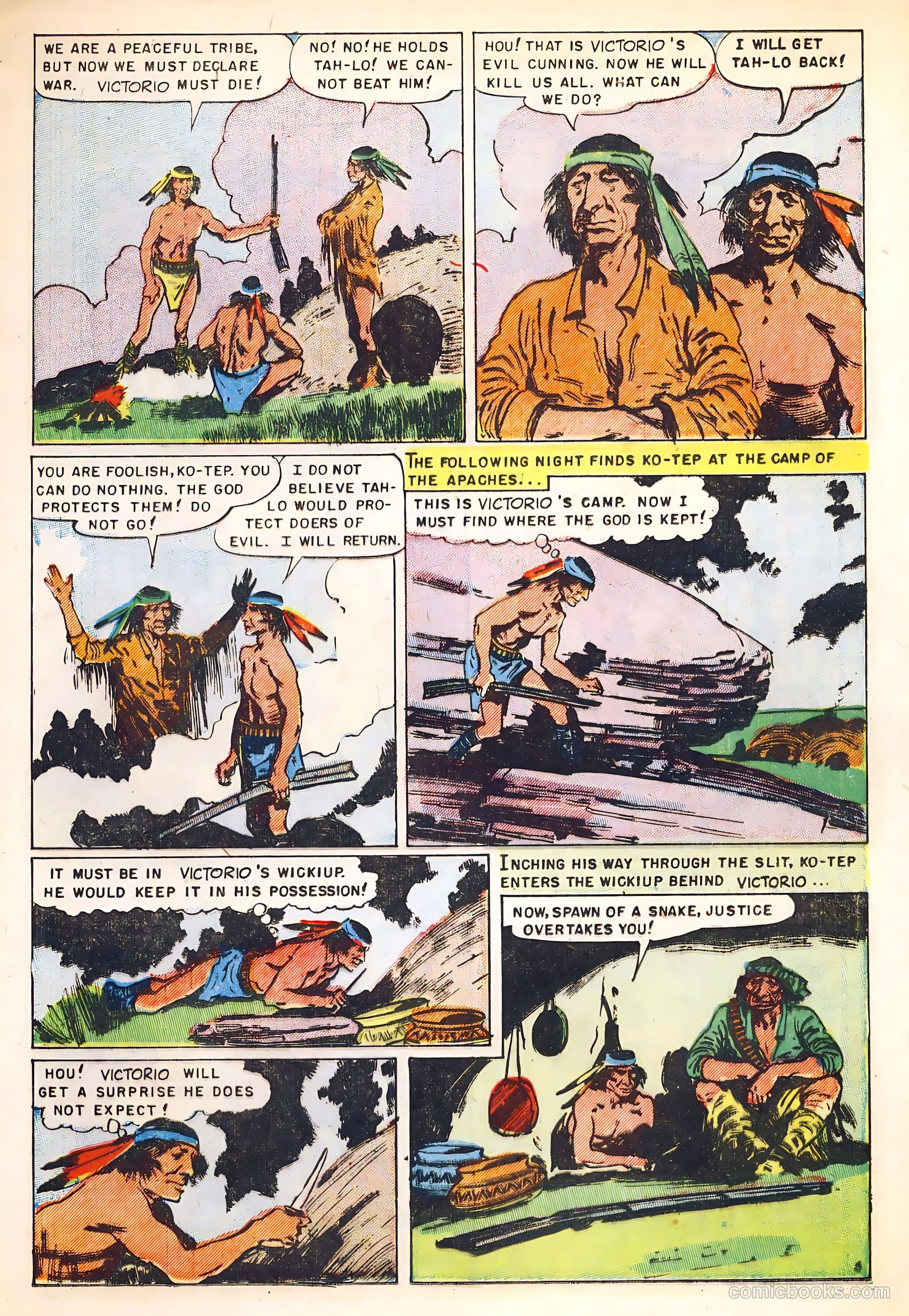 Fighting Indians of the Wild West #1 (1952) — page 13 of 36