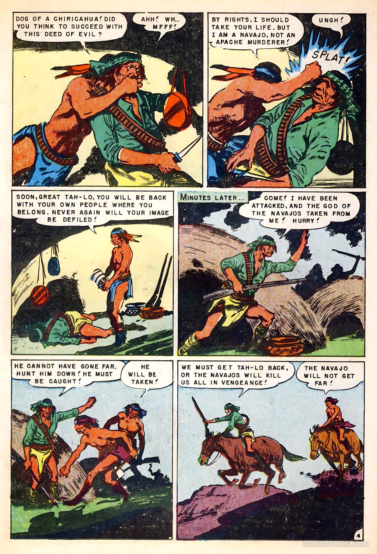 Fighting Indians of the Wild West #1 (1952) — page 14 of 36