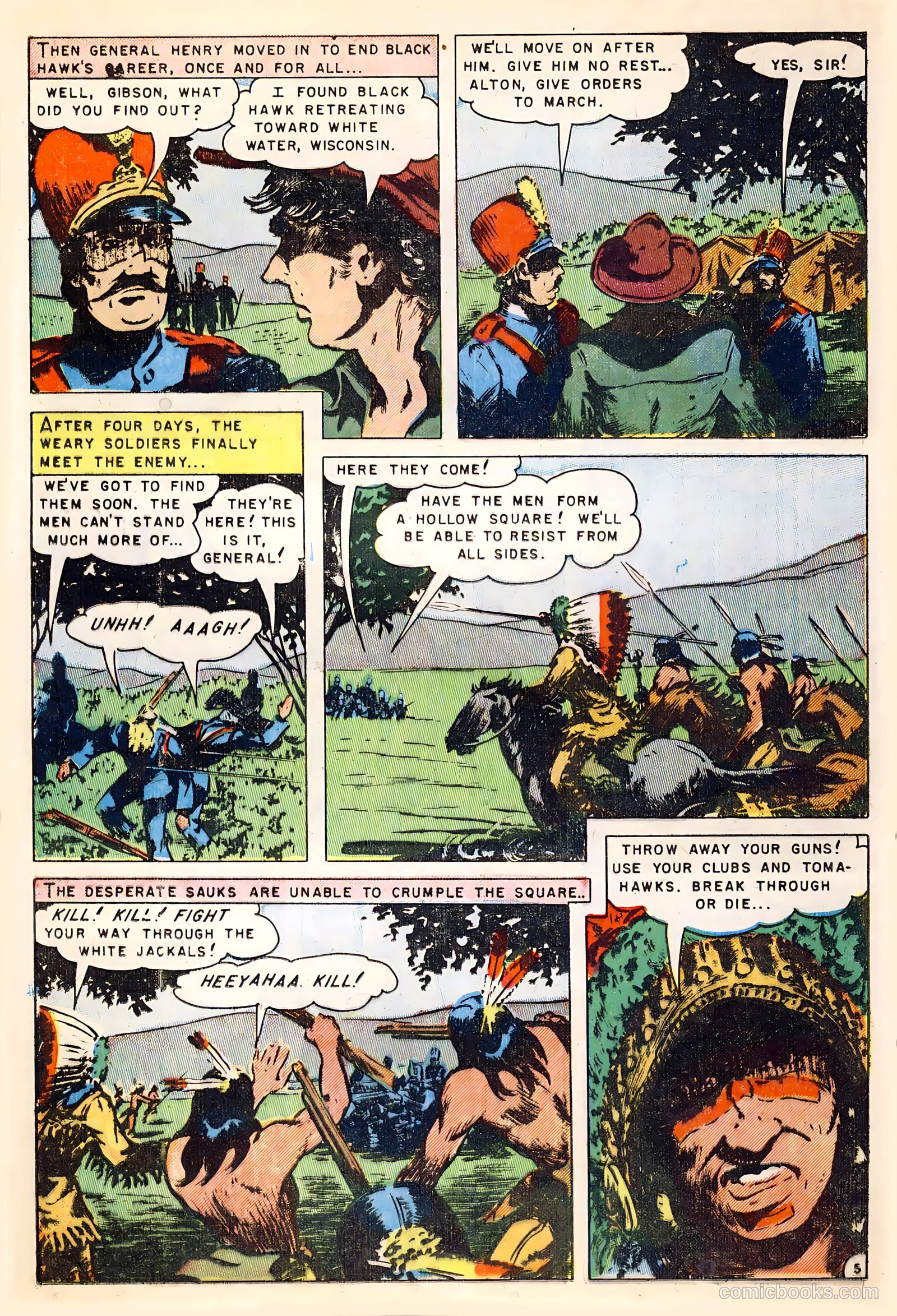 Fighting Indians of the Wild West #1 (1952) — page 24 of 36