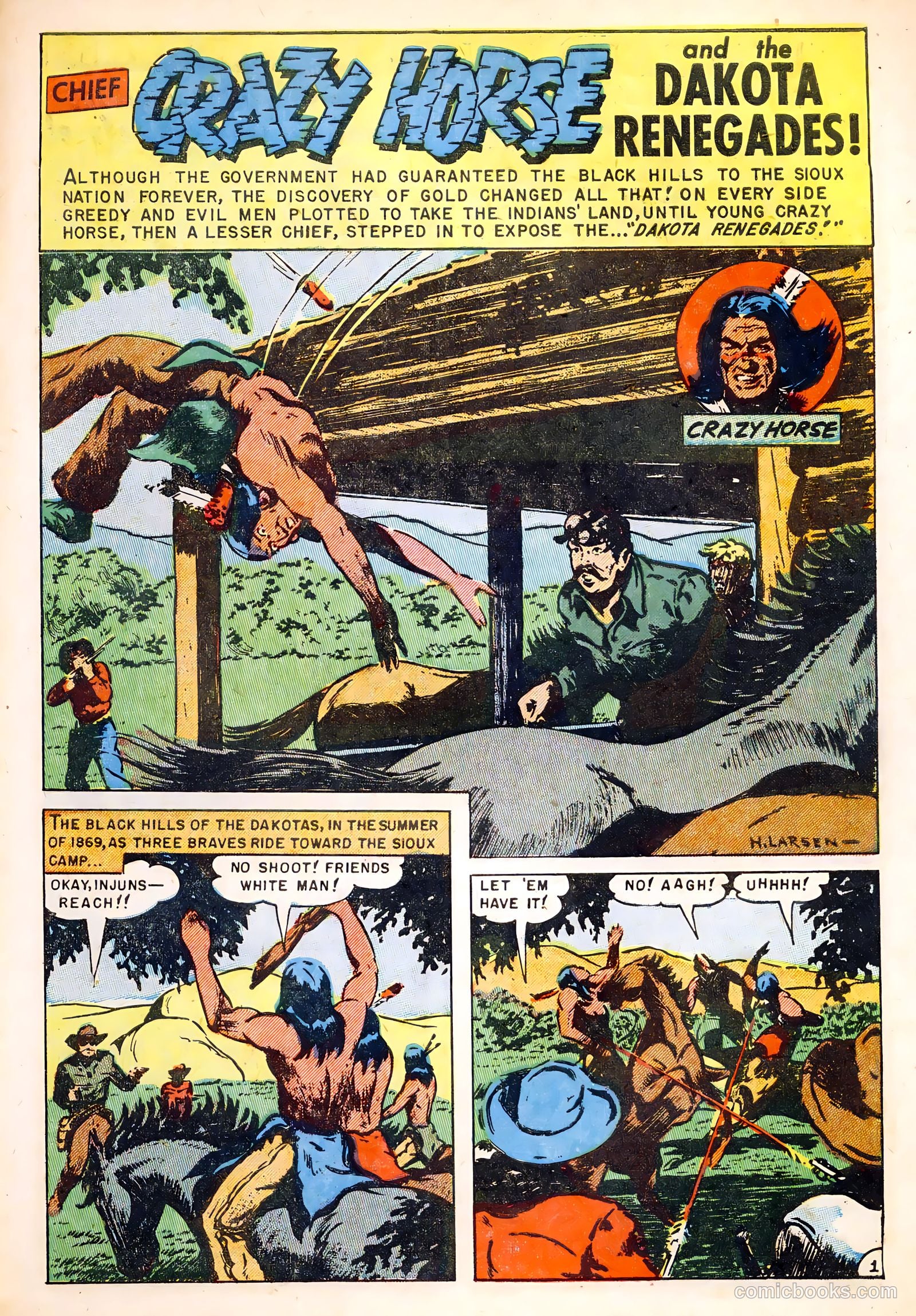 Fighting Indians of the Wild West #1 (1952) — page 27 of 36