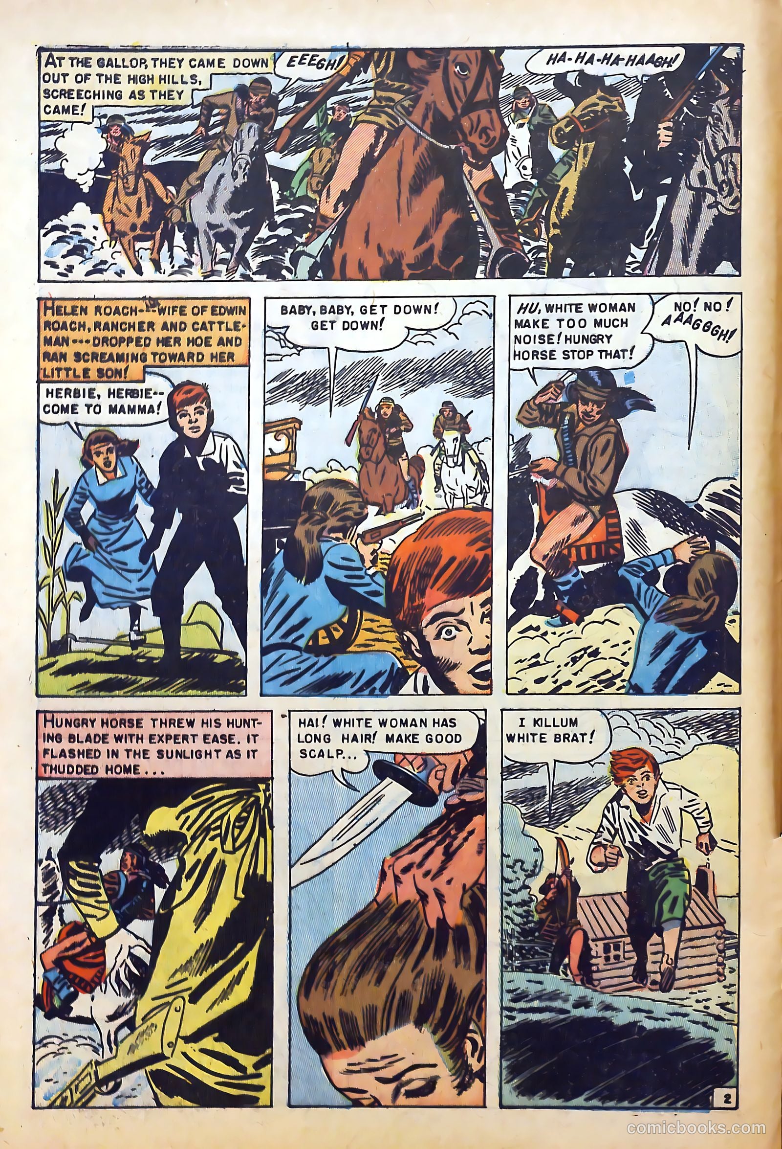 Fighting Indians of the Wild West #2 (1952) — page 4 of 36