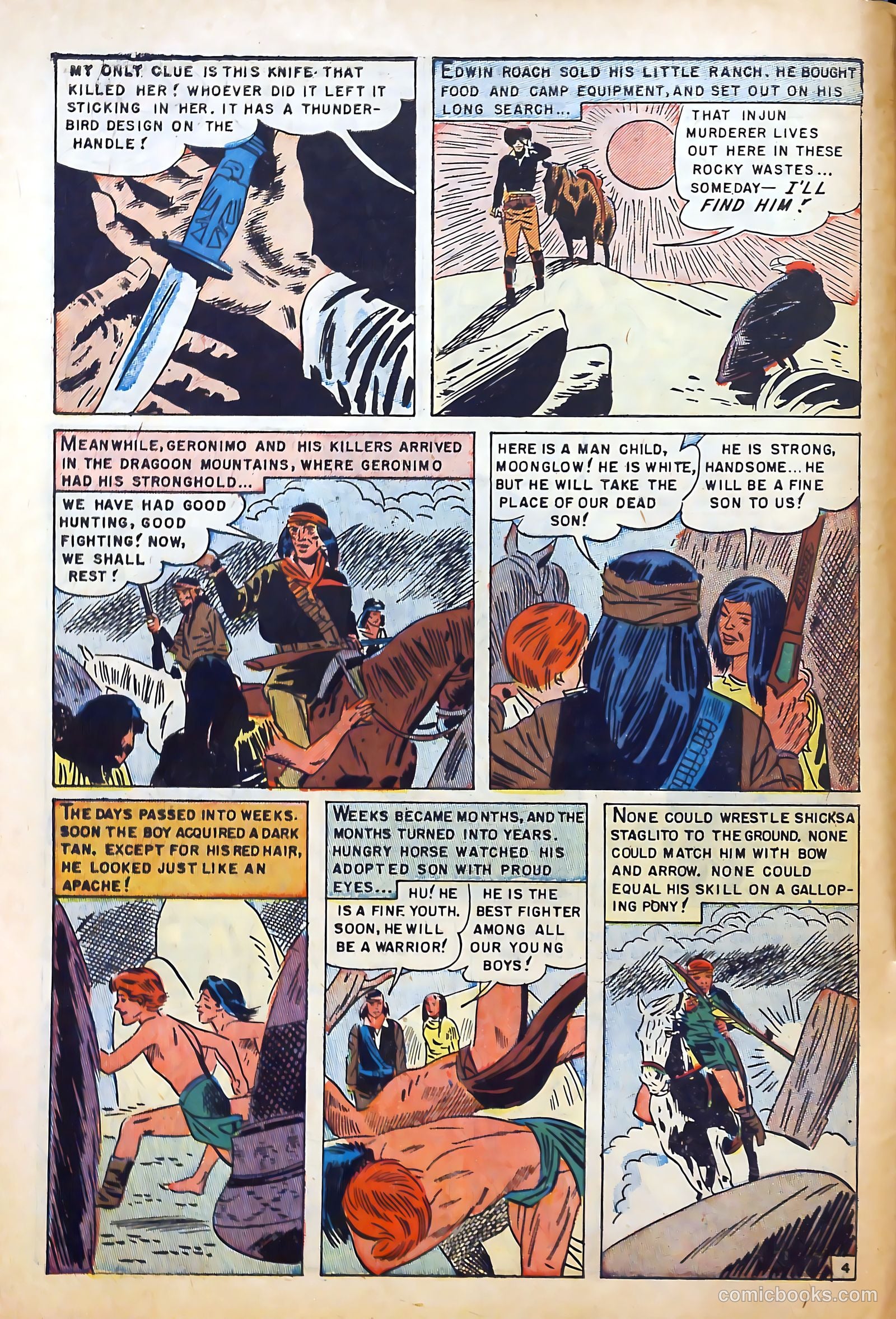 Fighting Indians of the Wild West #2 (1952) — page 6 of 36