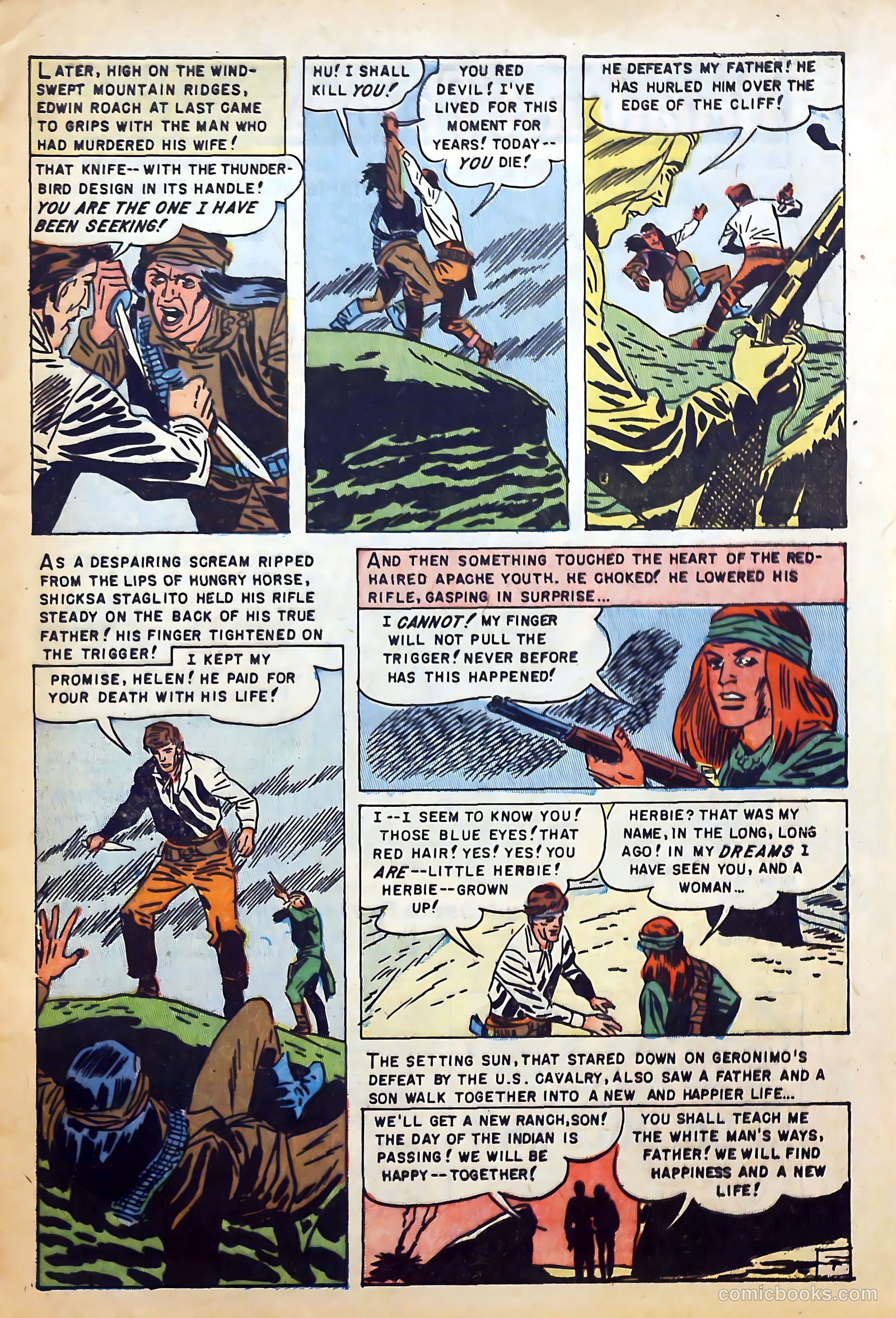 Fighting Indians of the Wild West #2 (1952) — page 9 of 36