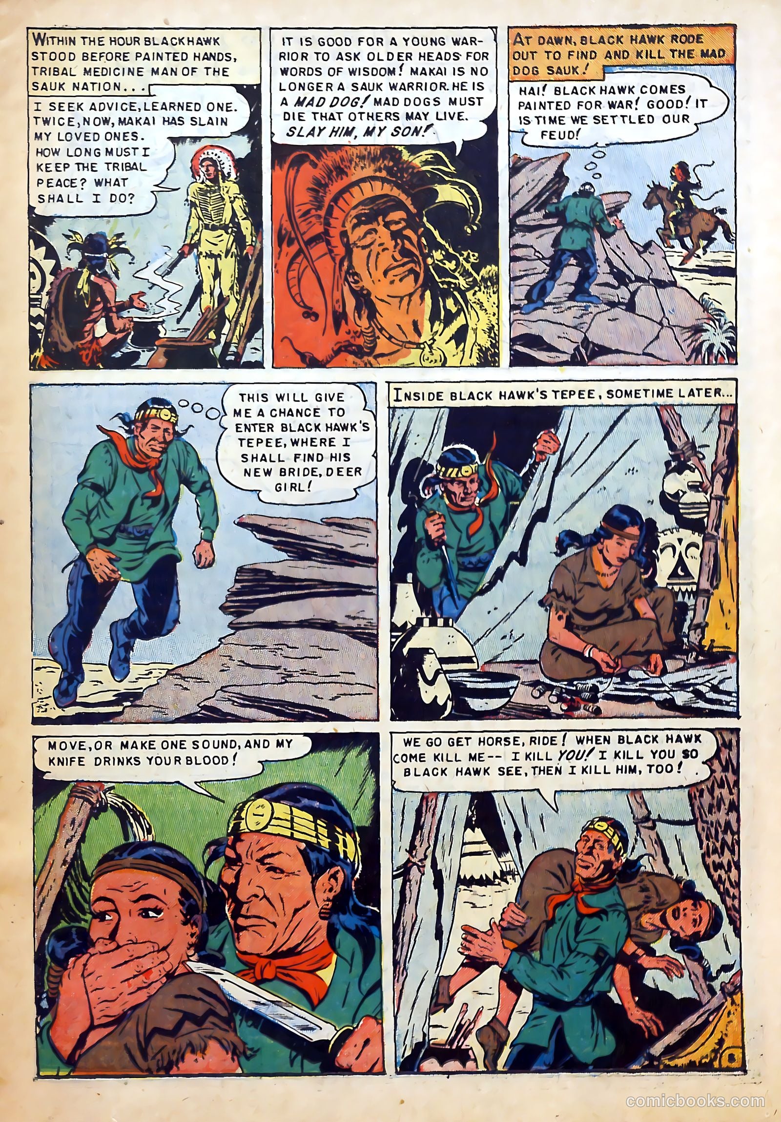 Fighting Indians of the Wild West #2 (1952) — page 15 of 36