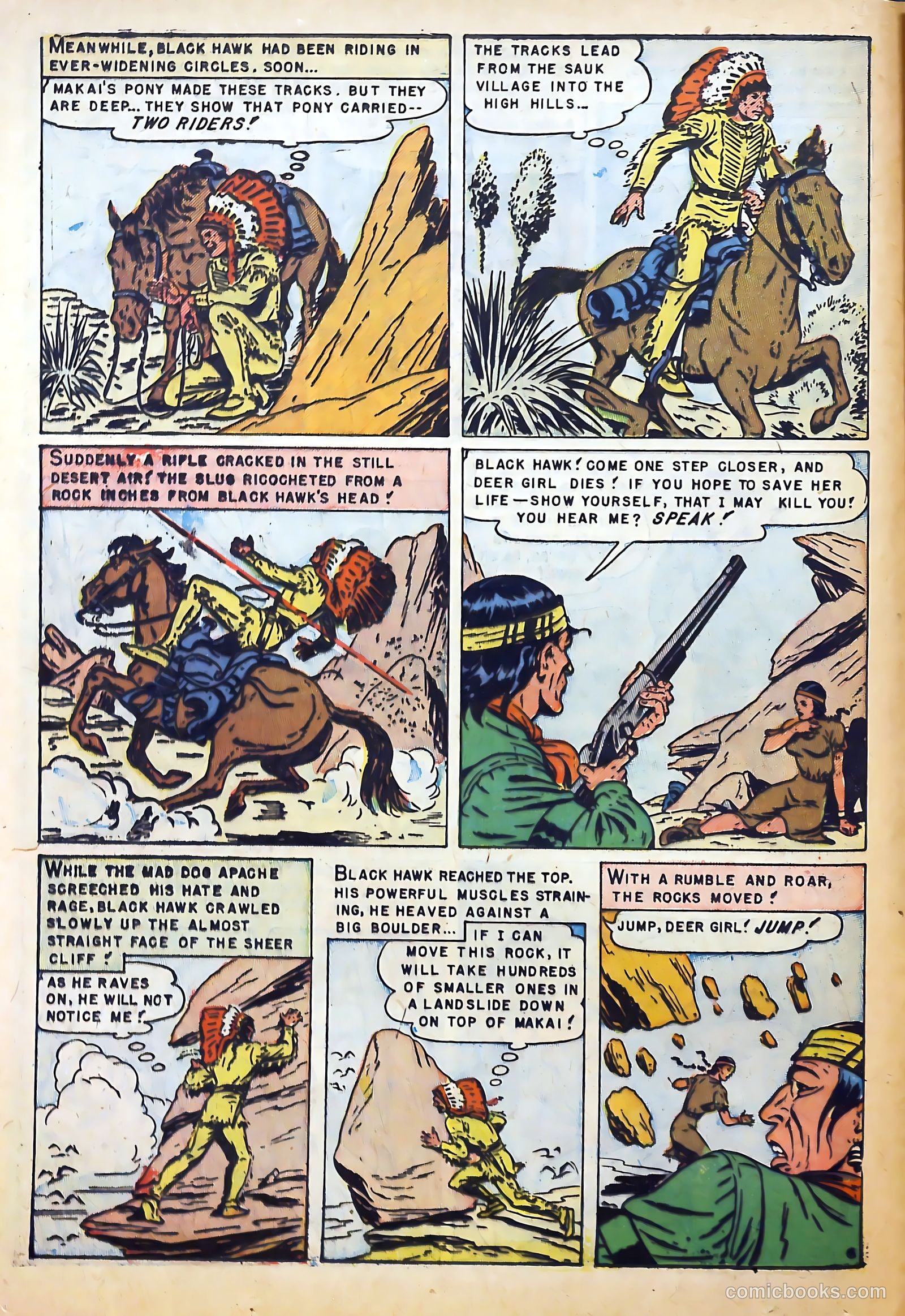 Fighting Indians of the Wild West #2 (1952) — page 16 of 36
