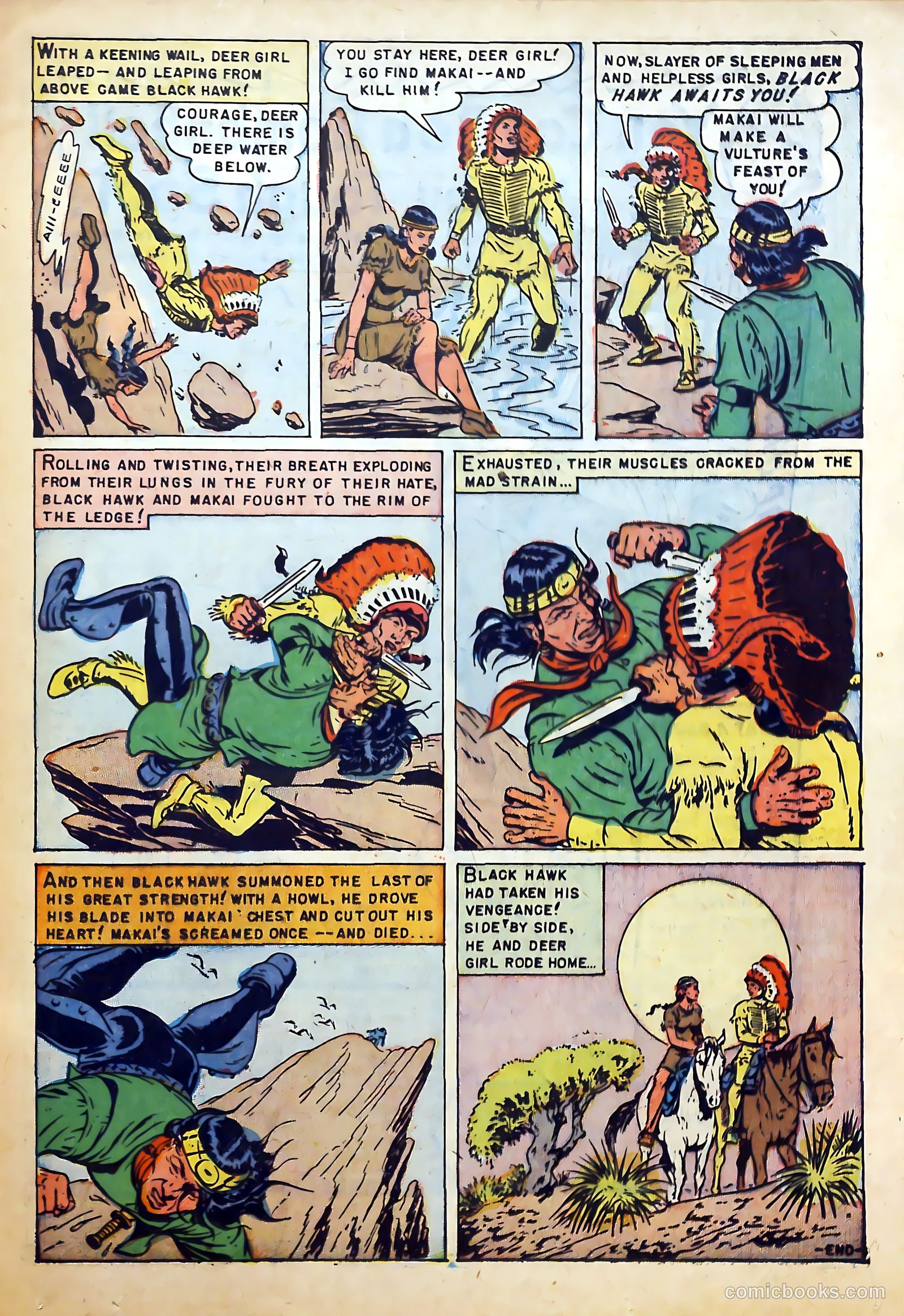 Fighting Indians of the Wild West #2 (1952) — page 17 of 36