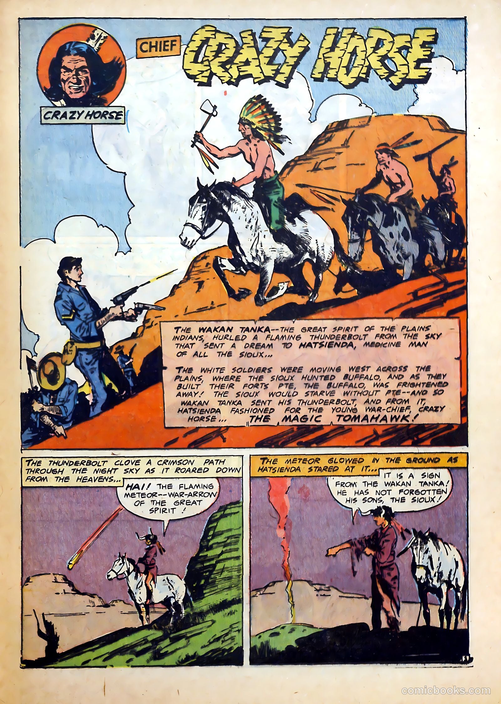 Fighting Indians of the Wild West #2 (1952) — page 21 of 36
