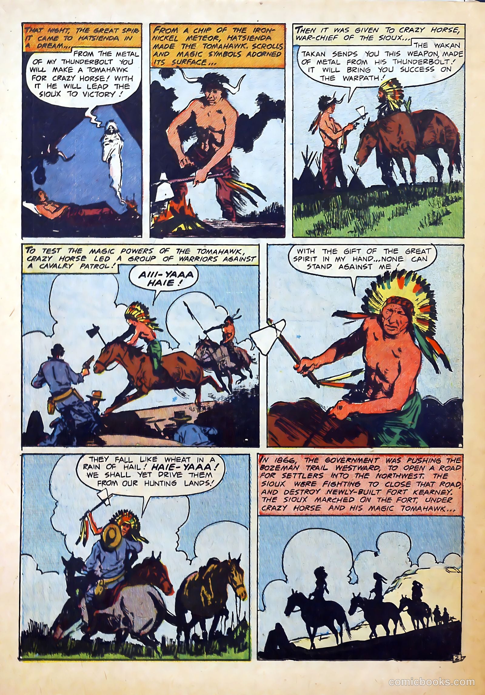 Fighting Indians of the Wild West #2 (1952) — page 22 of 36