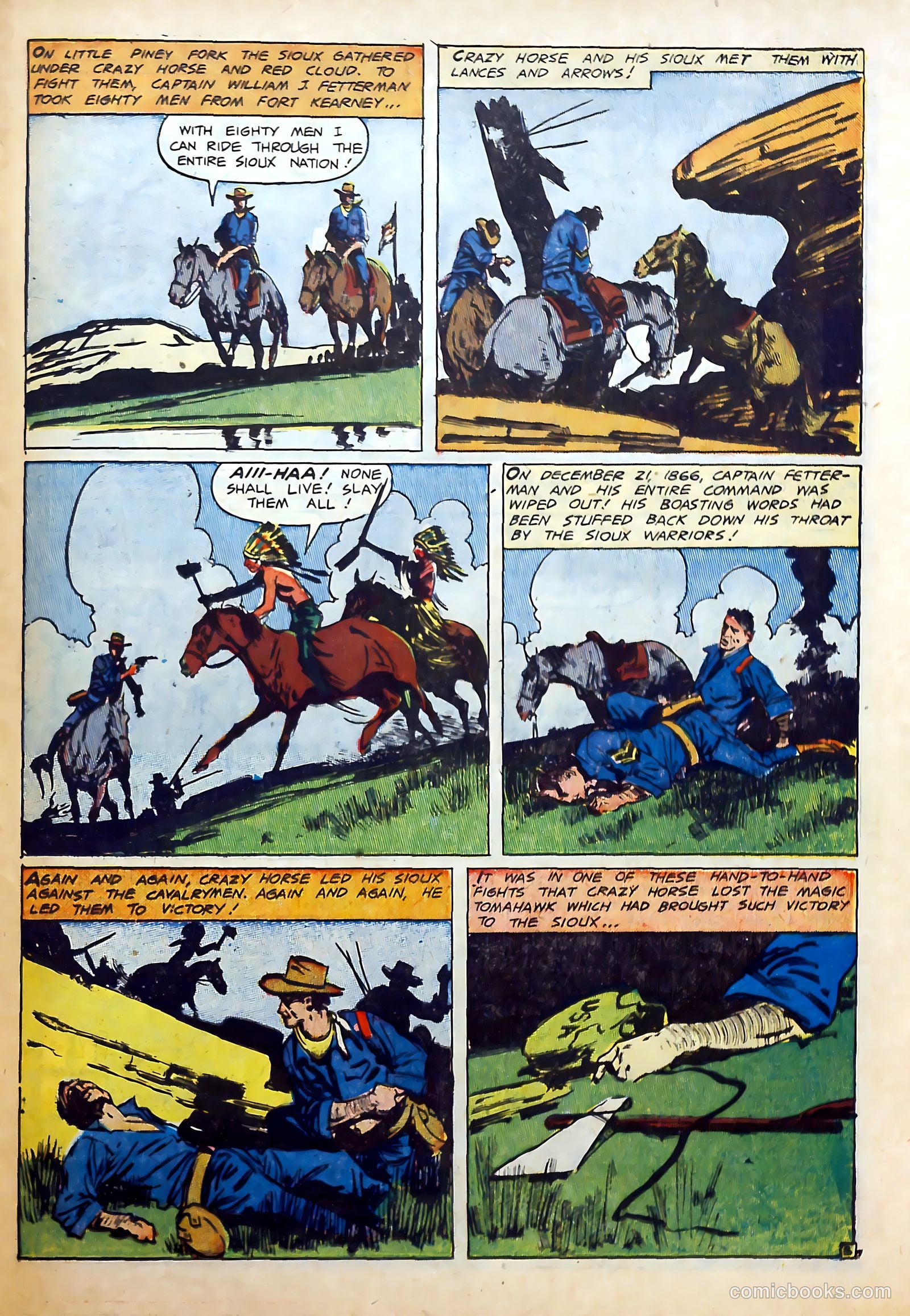 Fighting Indians of the Wild West #2 (1952) — page 23 of 36
