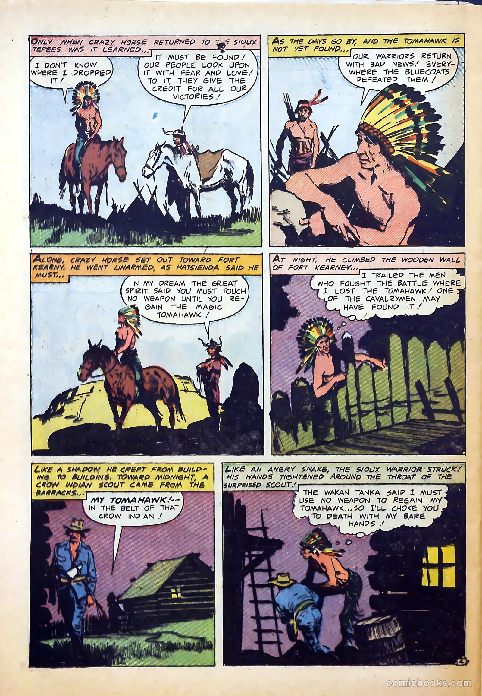 Fighting Indians of the Wild West #2 (1952) — page 24 of 36