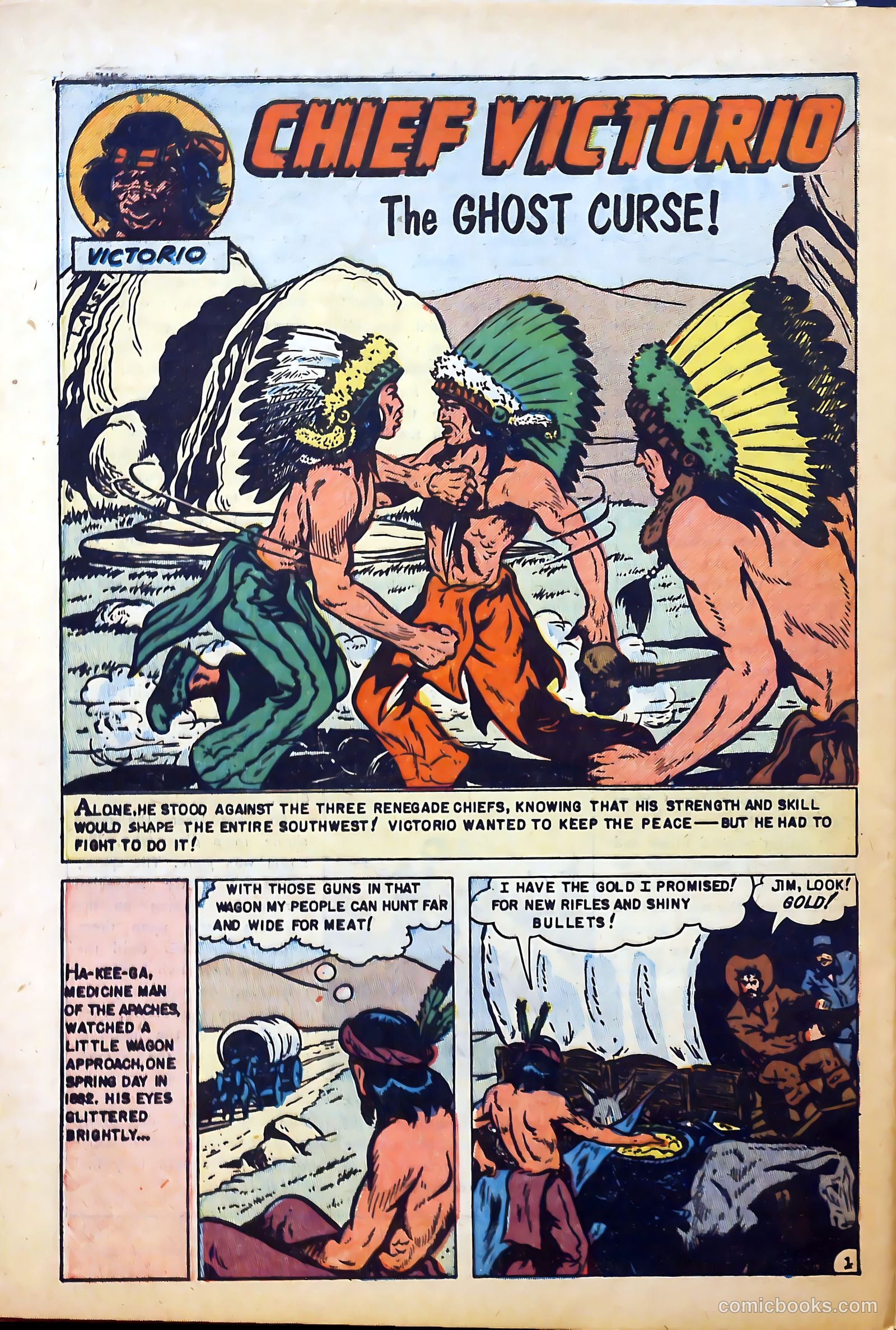 Fighting Indians of the Wild West #2 (1952) — page 28 of 36