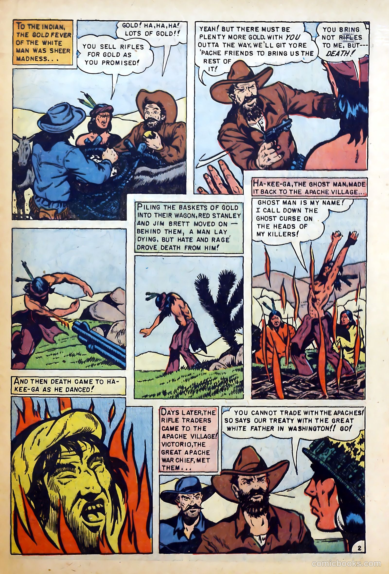 Fighting Indians of the Wild West #2 (1952) — page 29 of 36