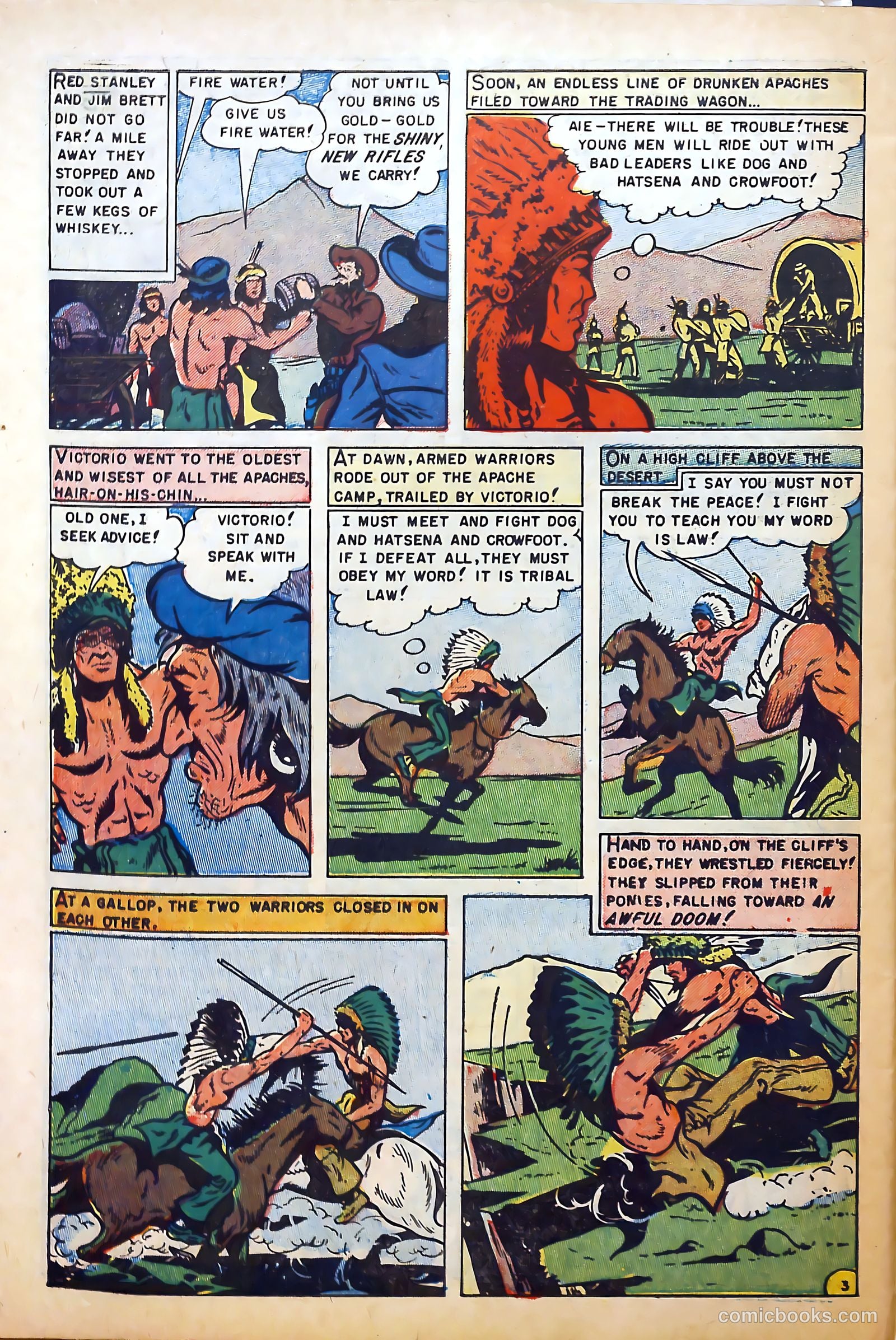 Fighting Indians of the Wild West #2 (1952) — page 30 of 36
