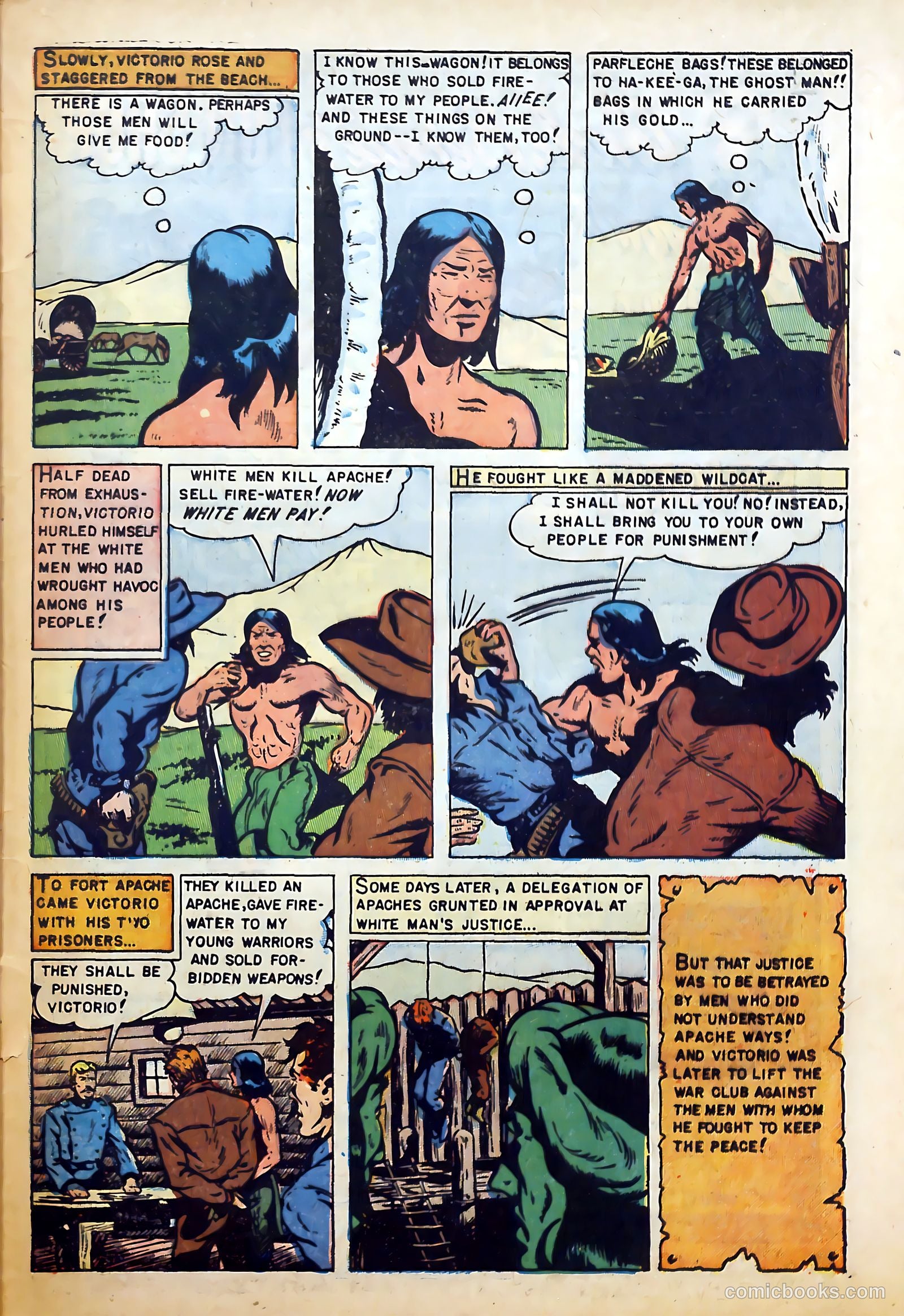 Fighting Indians of the Wild West #2 (1952) — page 33 of 36