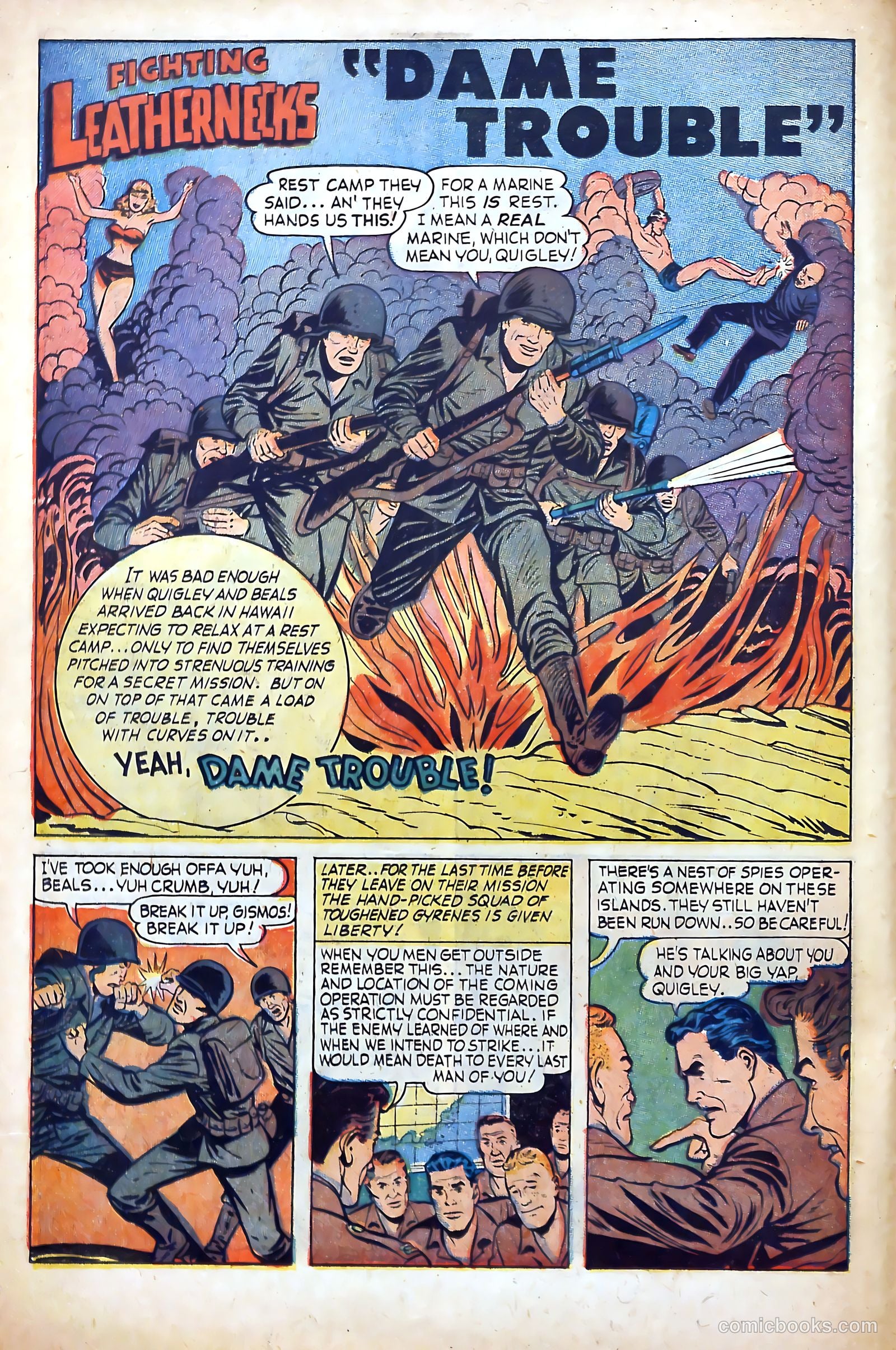 Fighting Leathernecks #1 (1952) — page 16 of 36