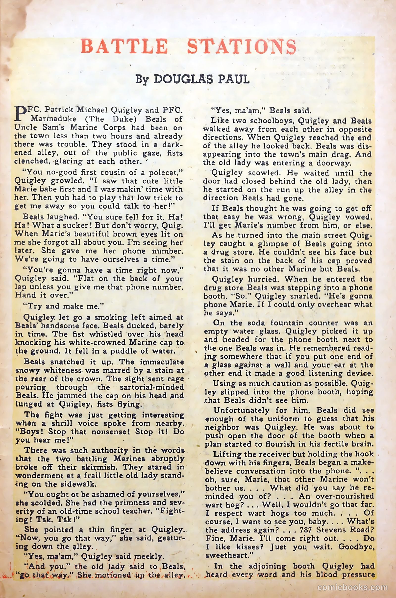 Fighting Leathernecks #1 (1952) — page 33 of 36