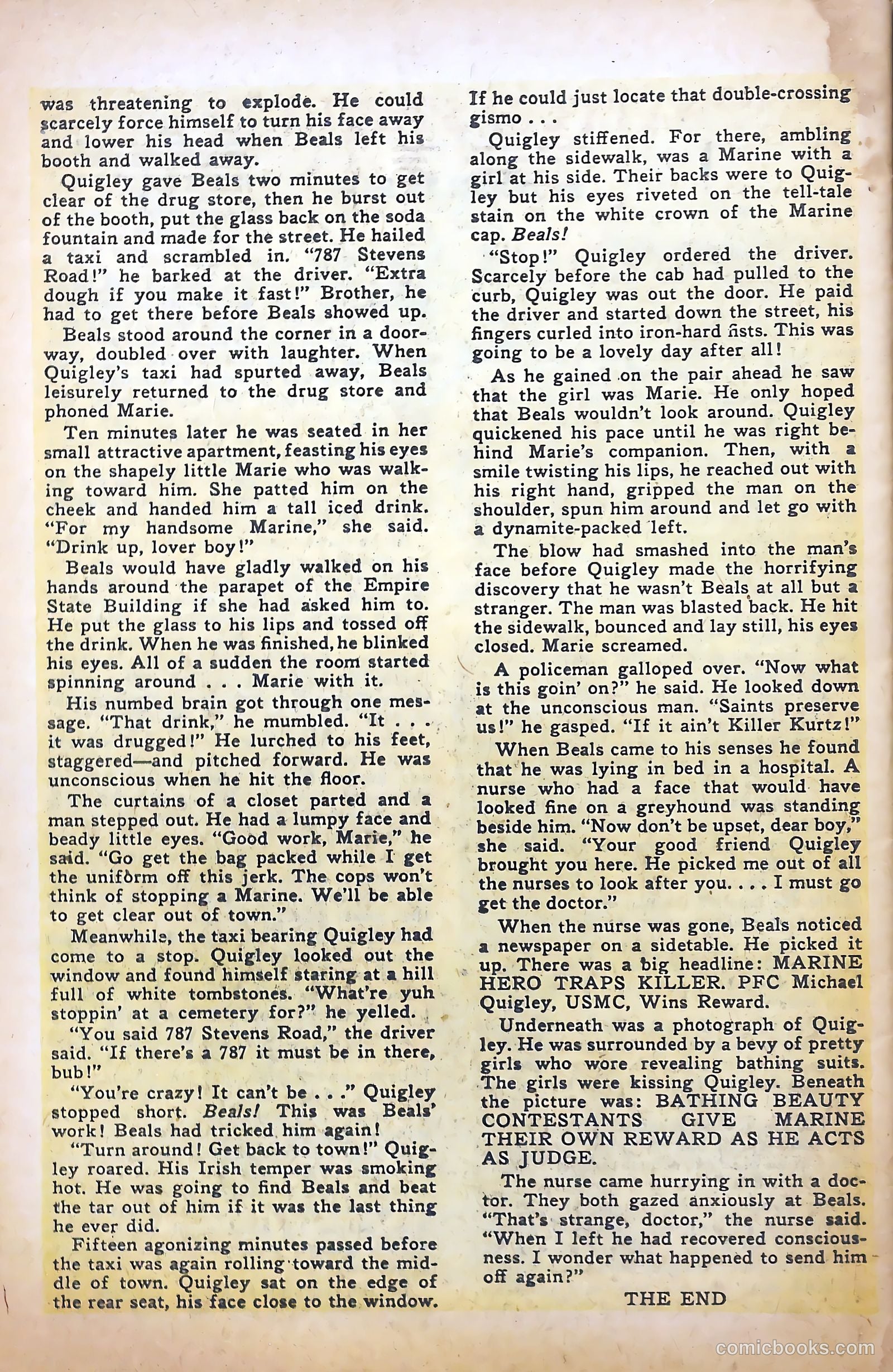 Fighting Leathernecks #1 (1952) — page 34 of 36