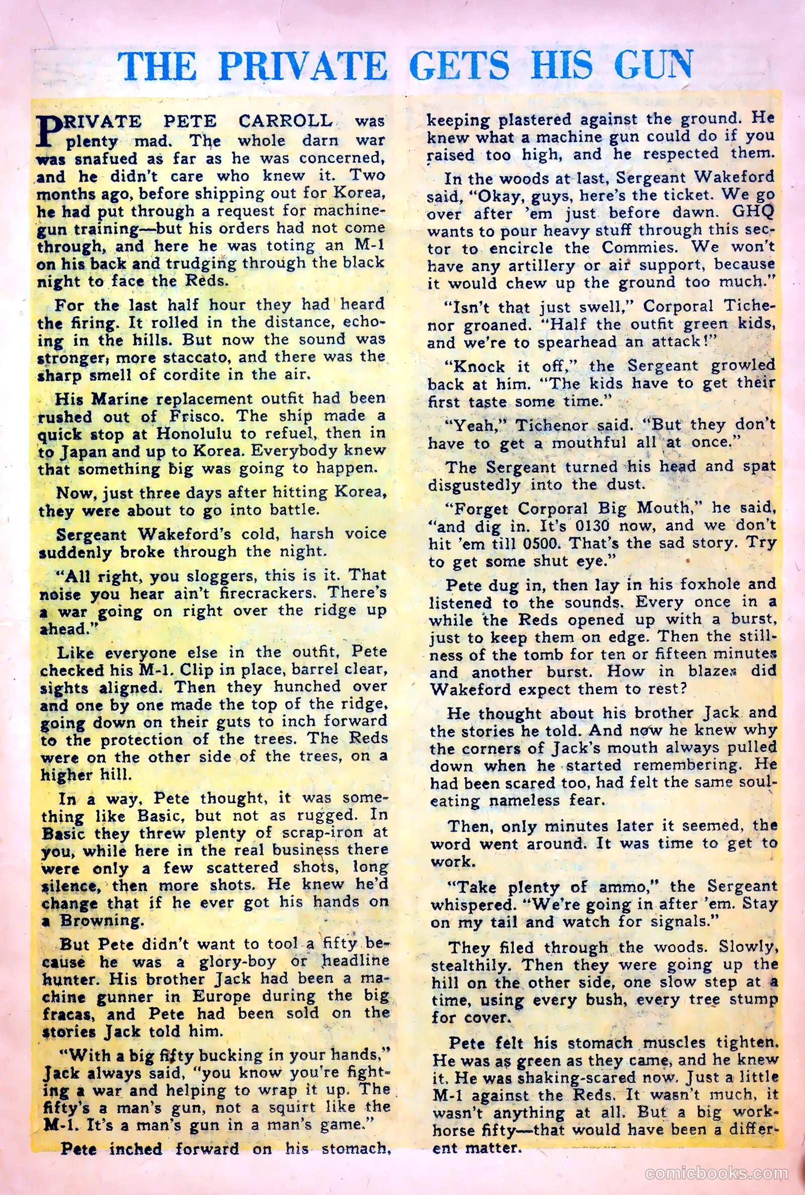 Fighting Leathernecks #2 (1952) — page 17 of 36