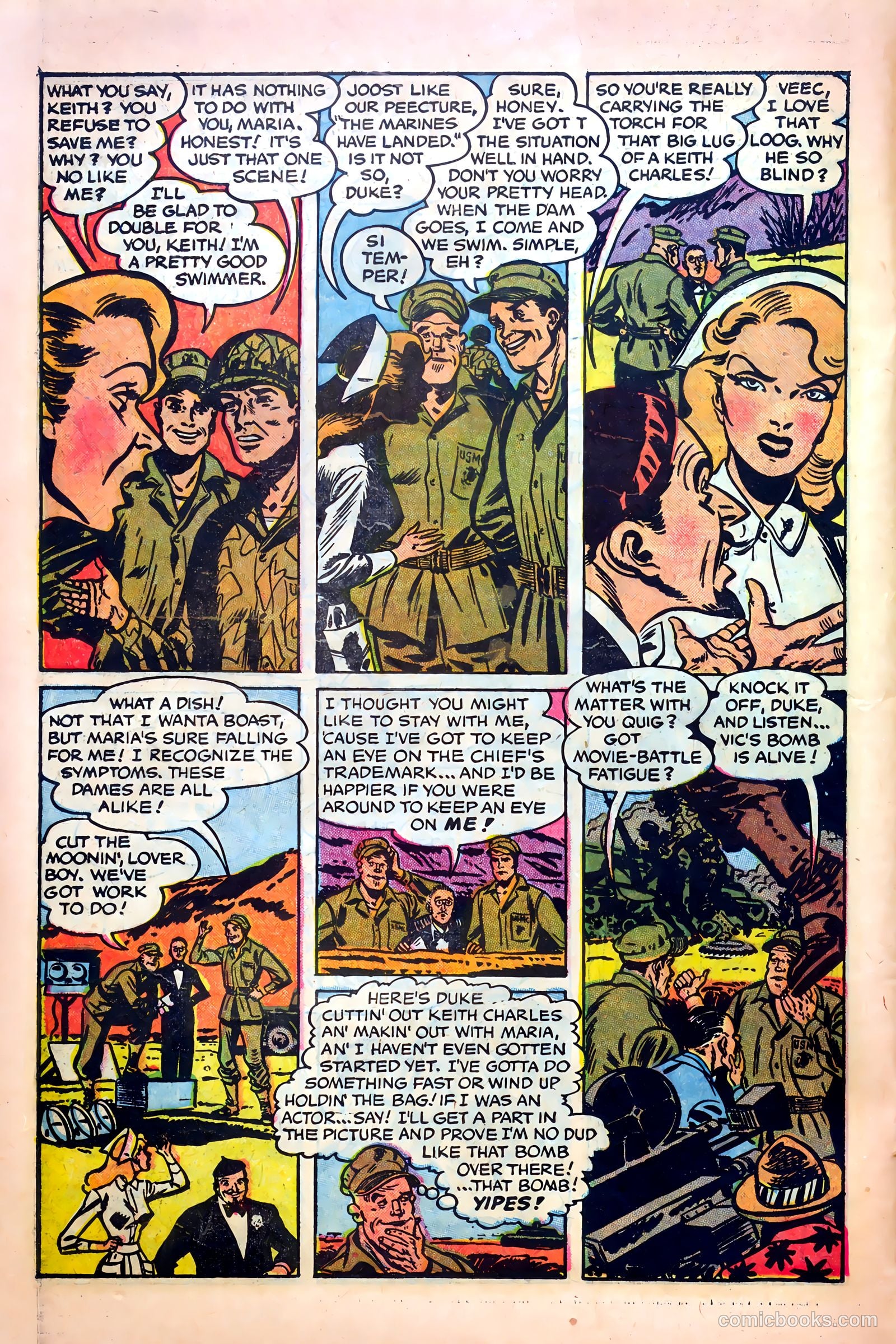 Fighting Leathernecks #2 (1952) — page 22 of 36
