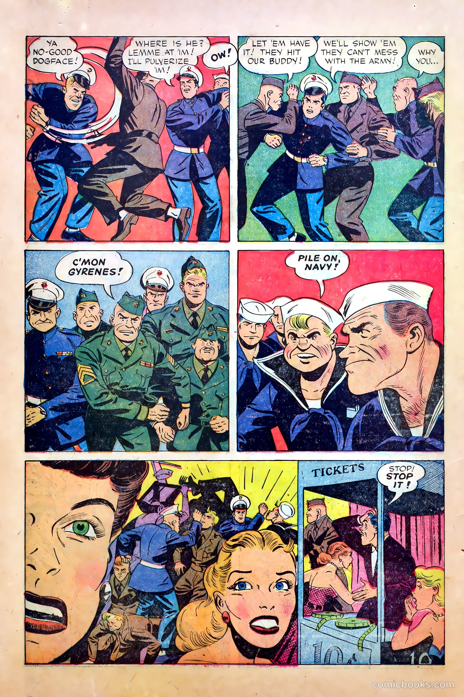 Fighting Leathernecks #3 (1952) — page 8 of 34