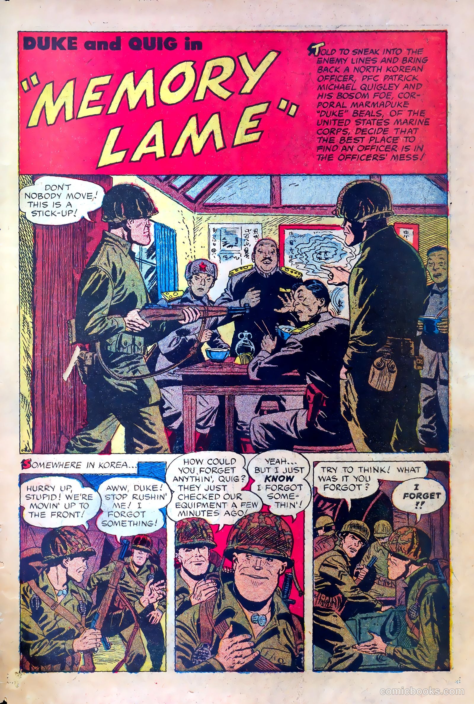 Fighting Leathernecks #3 (1952) — page 29 of 34