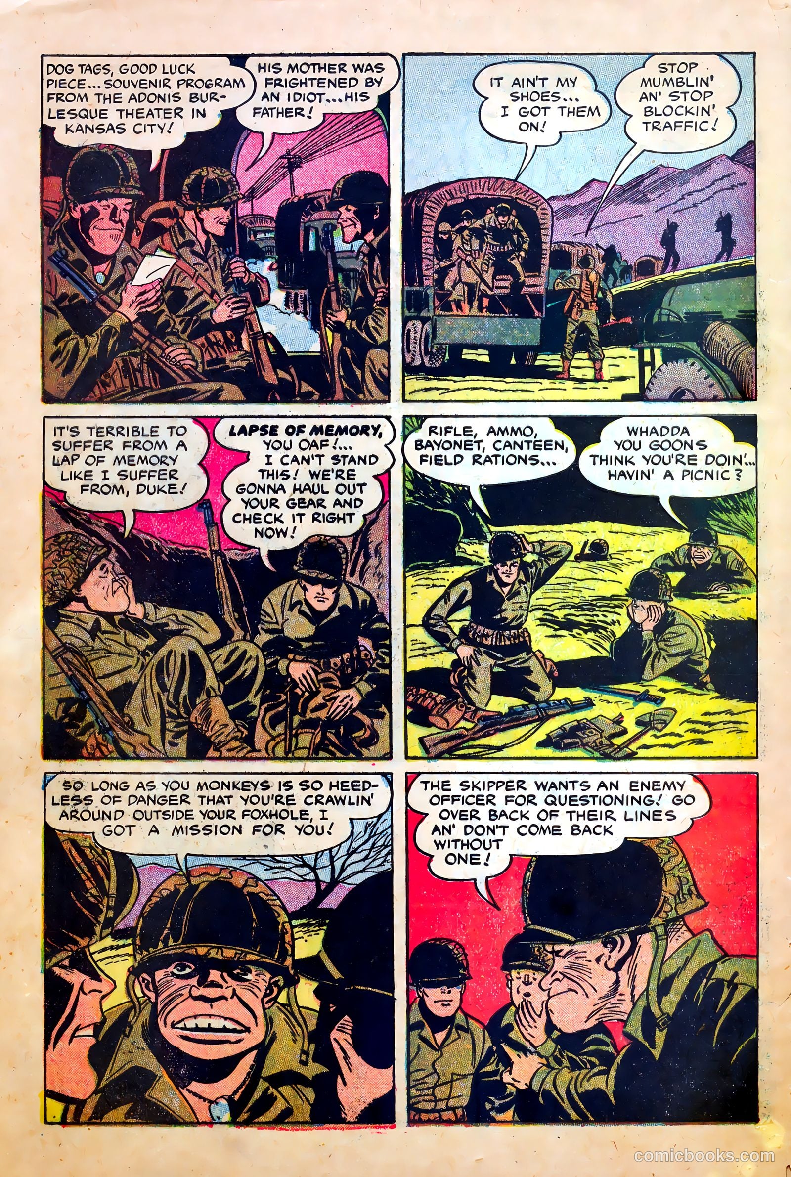 Fighting Leathernecks #3 (1952) — page 30 of 34