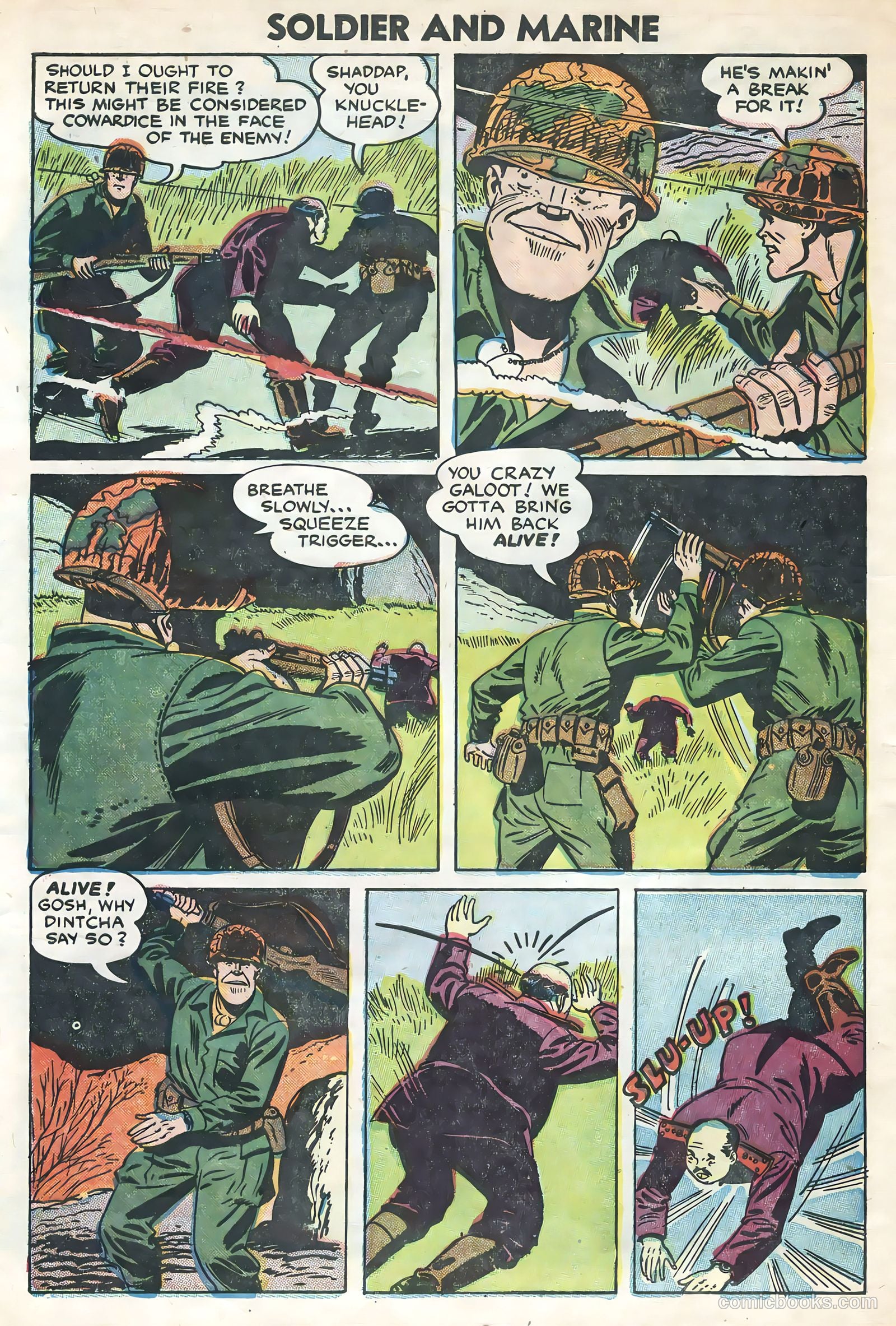Fighting Leathernecks #3 (1952) — page 33 of 34