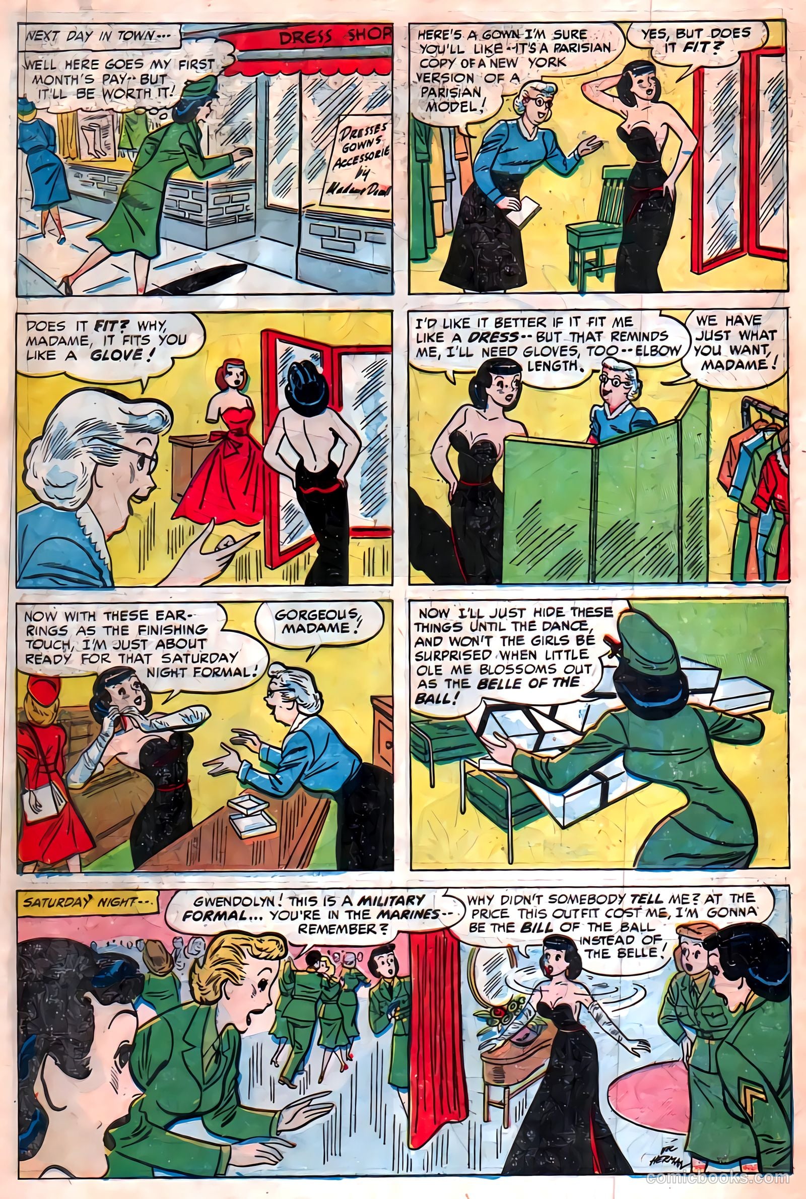 Fighting Leathernecks #4 (1952) — page 34 of 36