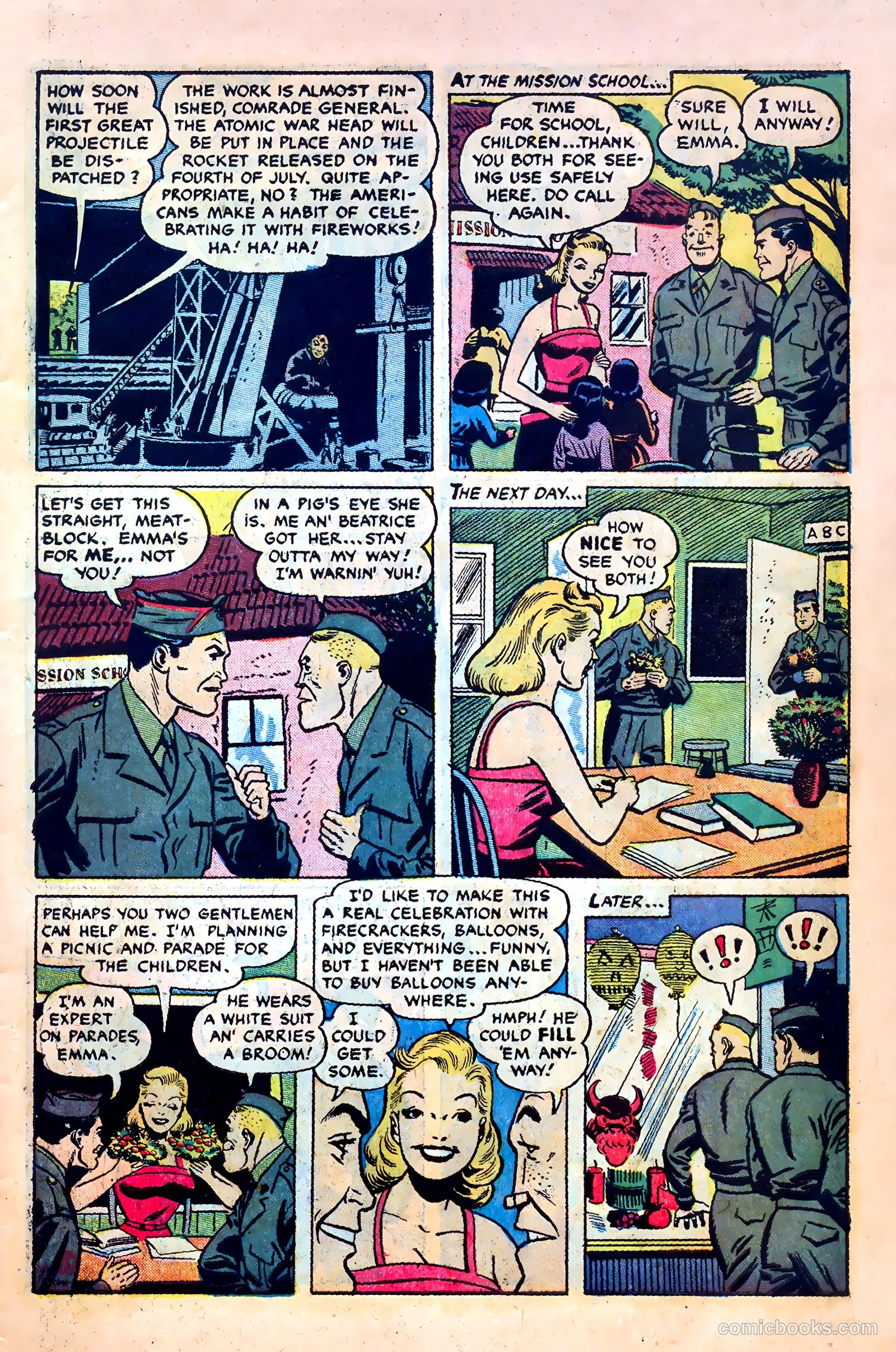 Fighting Leathernecks #5 (1952) — page 7 of 36