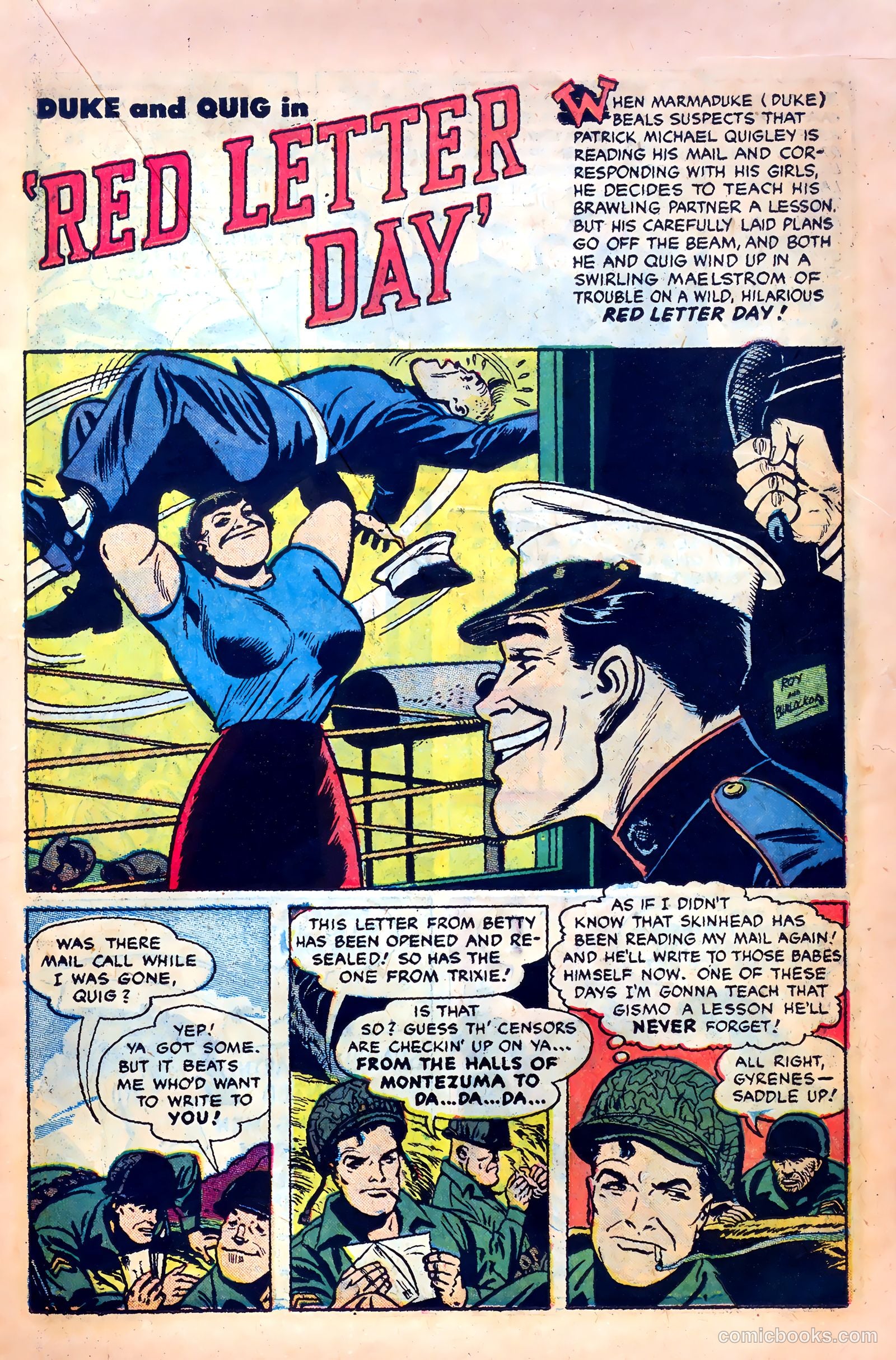 Fighting Leathernecks #5 (1952) — page 15 of 36