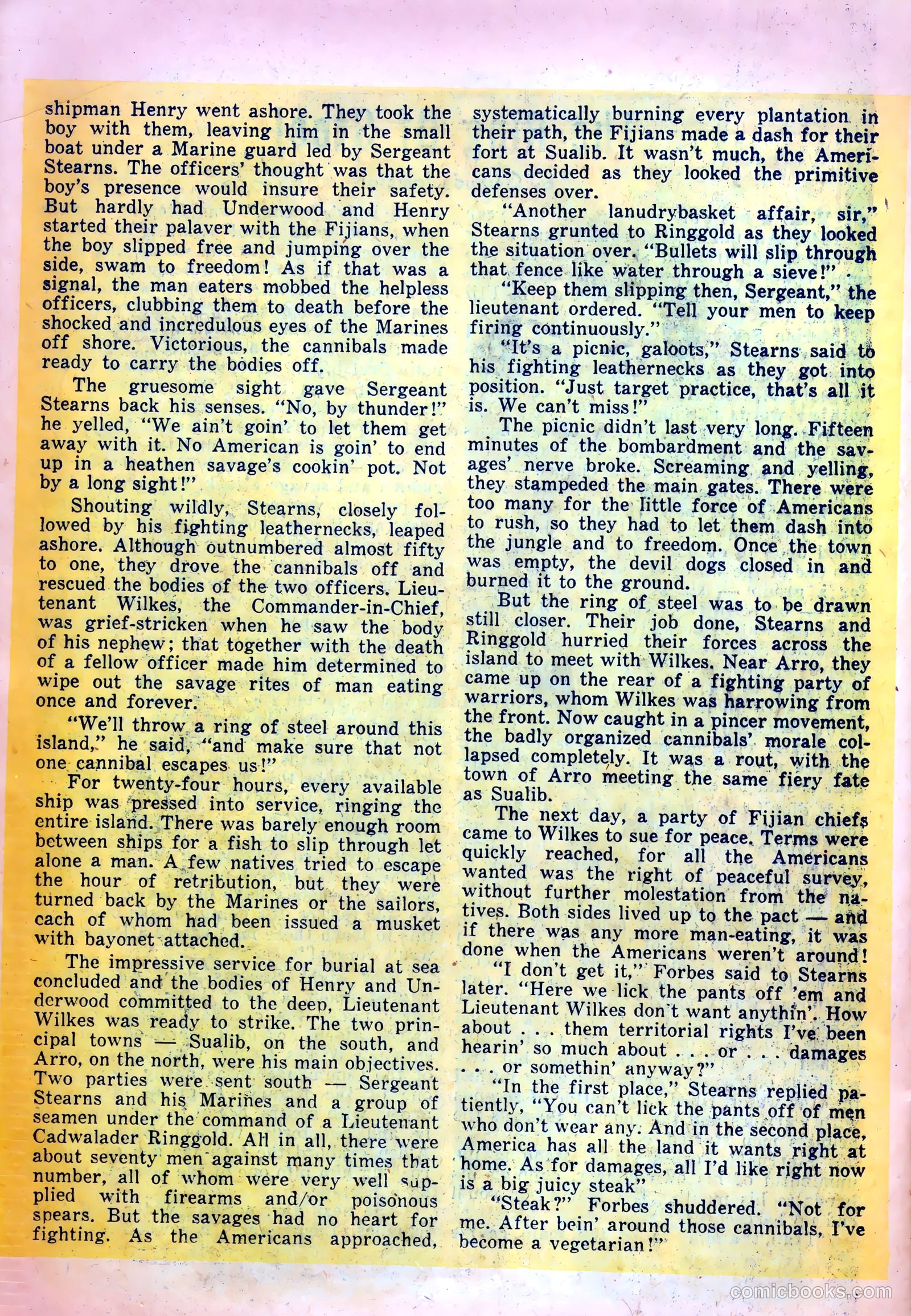Fighting Leathernecks #5 (1952) — page 26 of 36