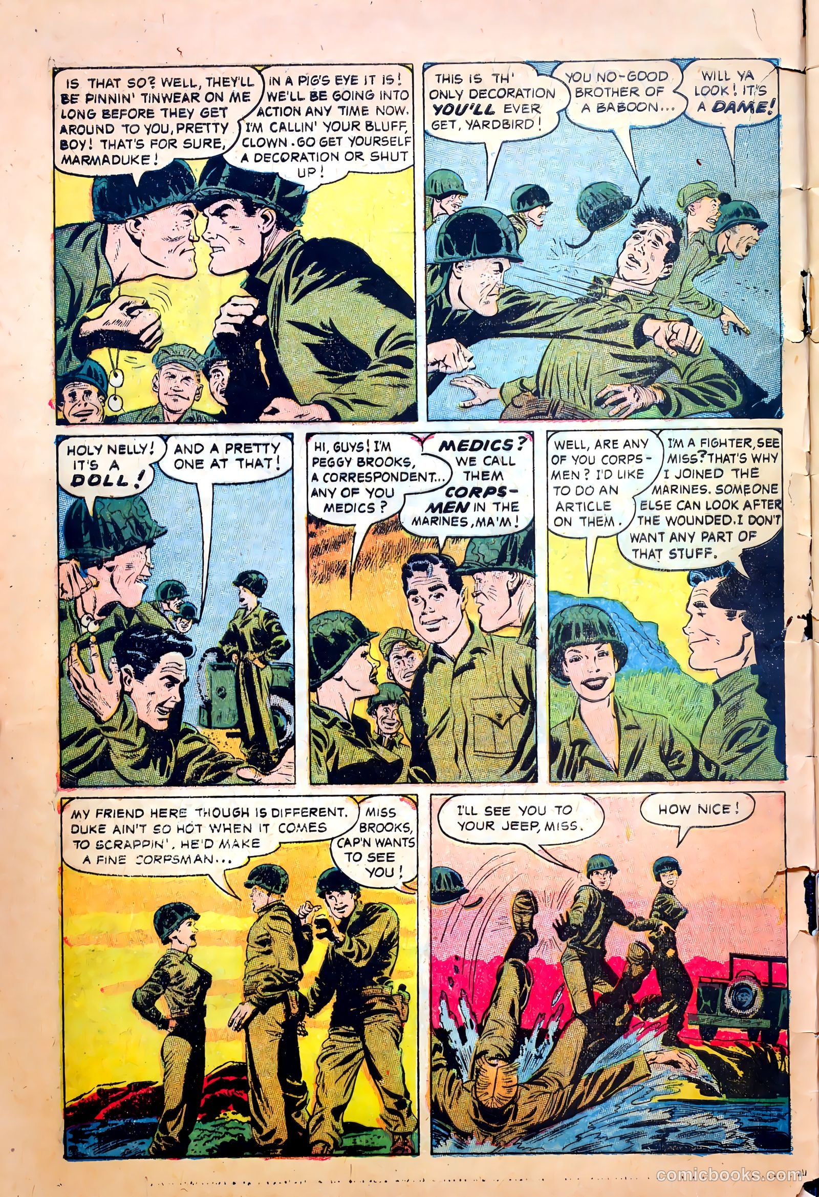 Fighting Leathernecks #6 (1952) — page 4 of 36