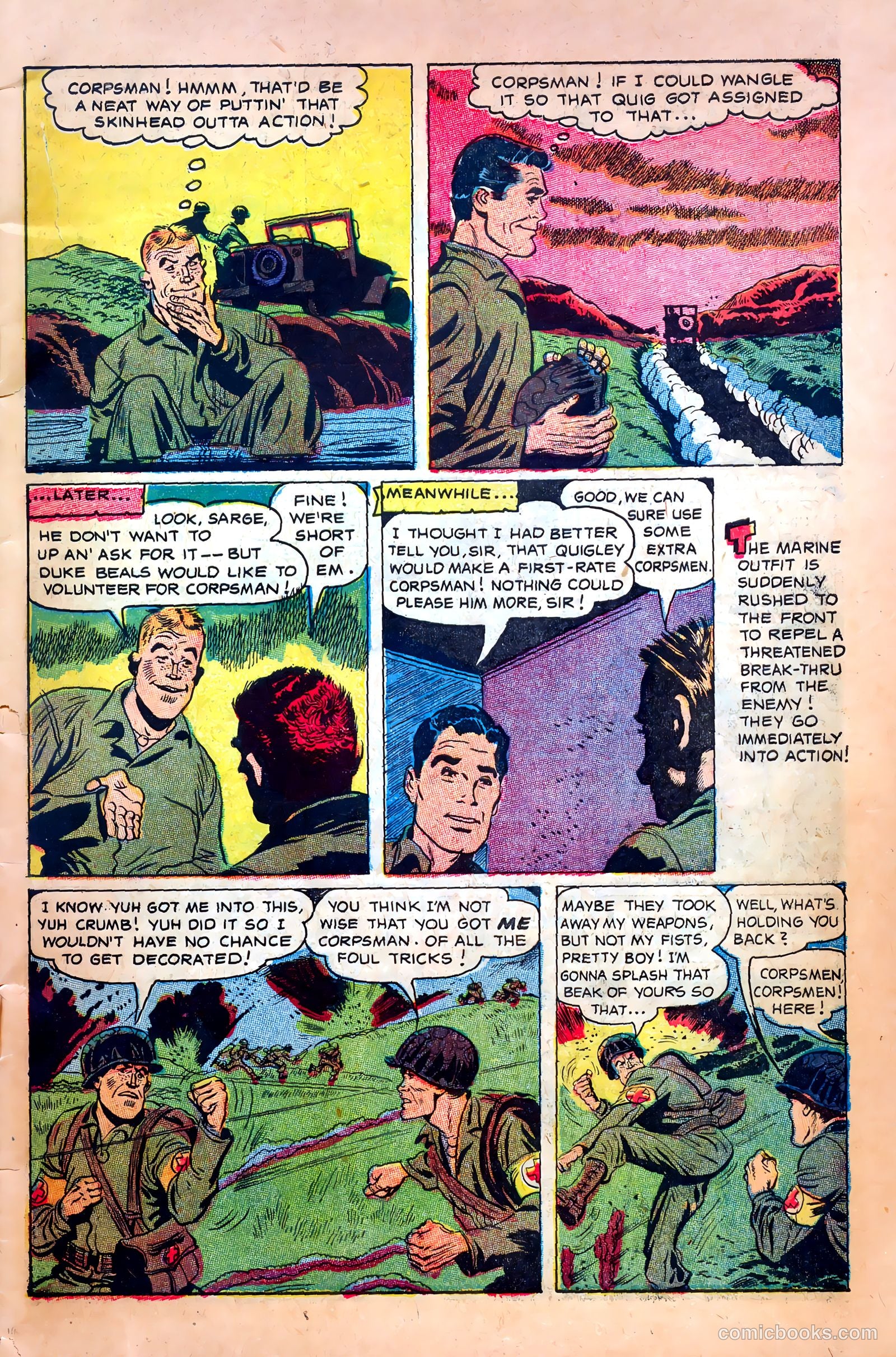 Fighting Leathernecks #6 (1952) — page 5 of 36