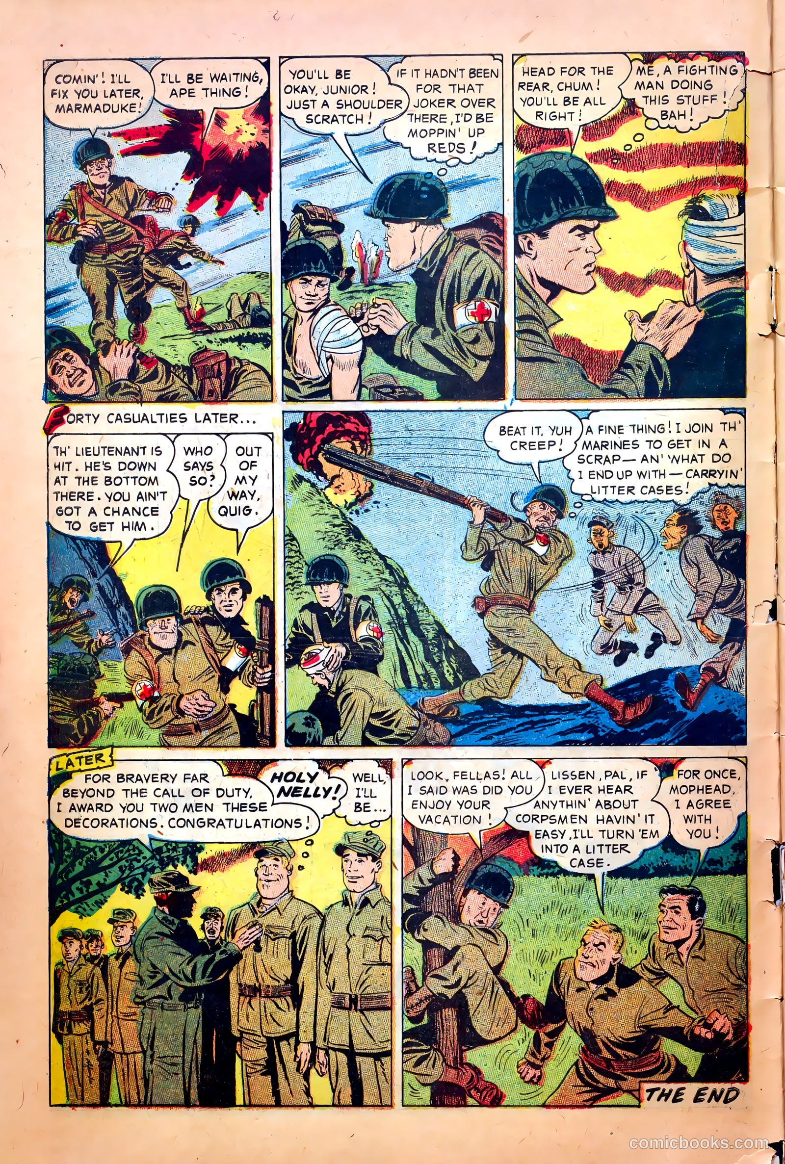 Fighting Leathernecks #6 (1952) — page 6 of 36
