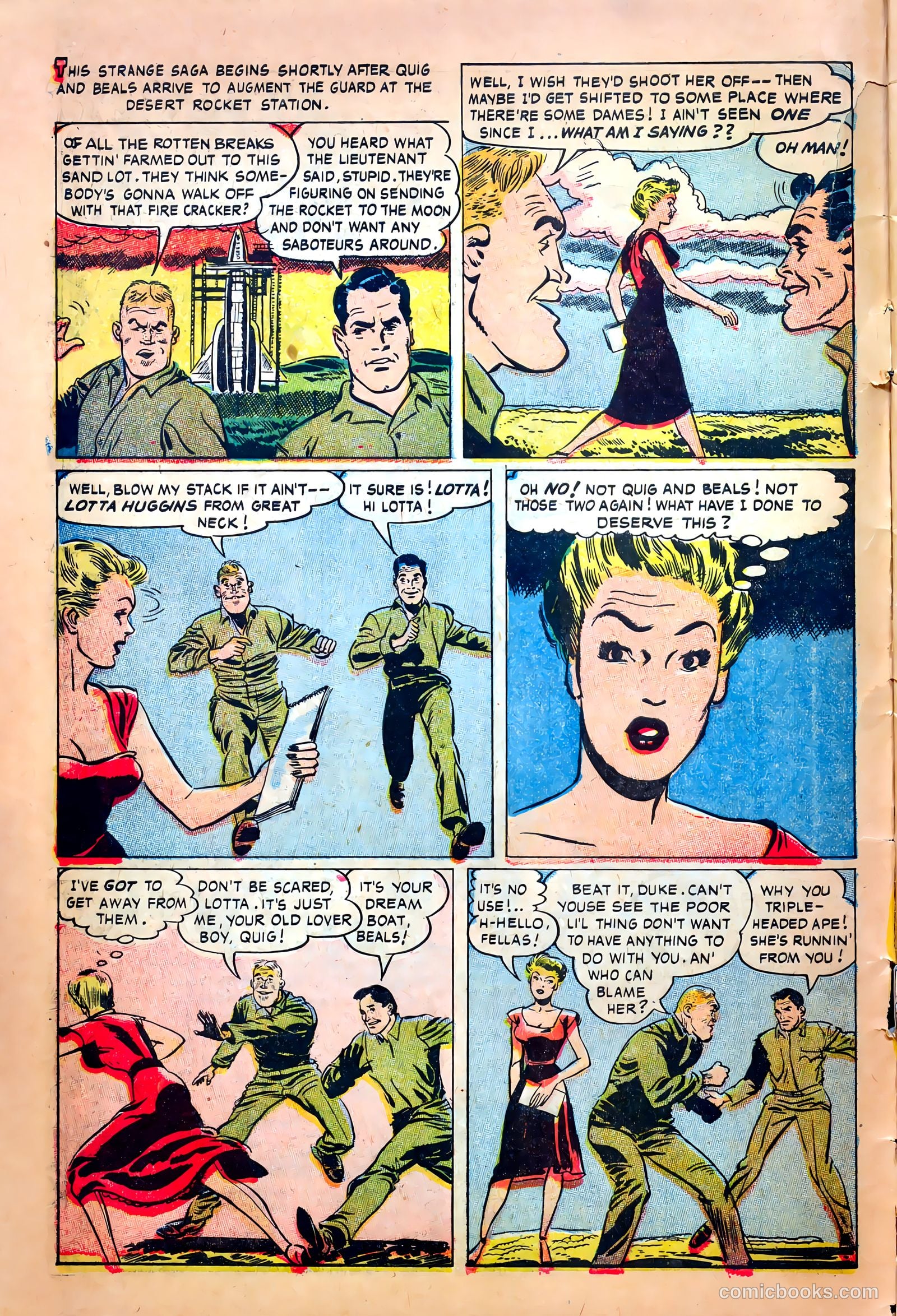 Fighting Leathernecks #6 (1952) — page 8 of 36