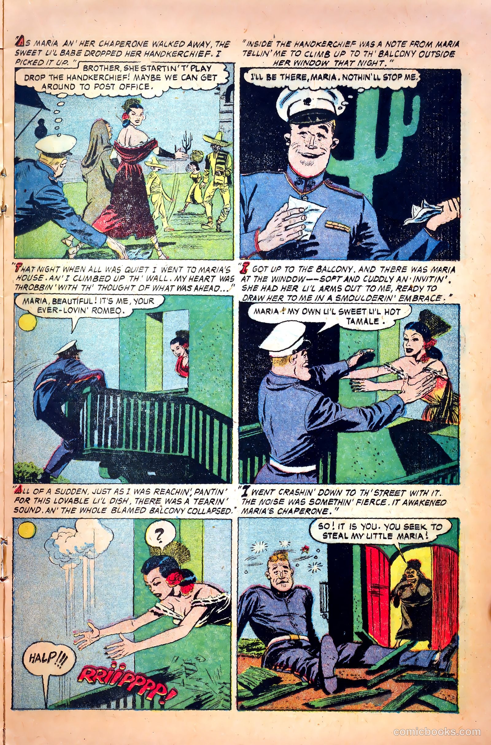 Fighting Leathernecks #6 (1952) — page 17 of 36