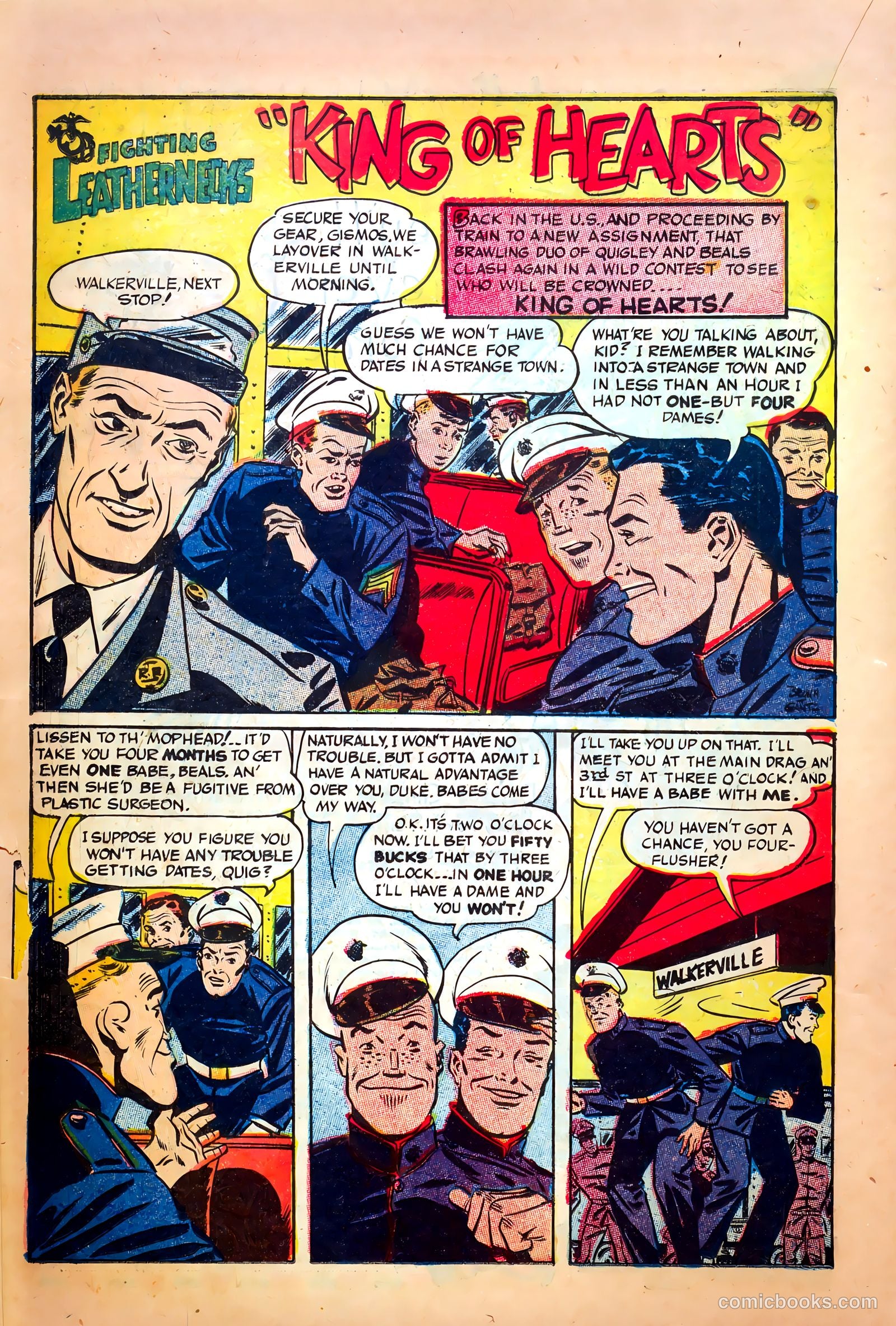 Fighting Leathernecks #6 (1952) — page 22 of 36