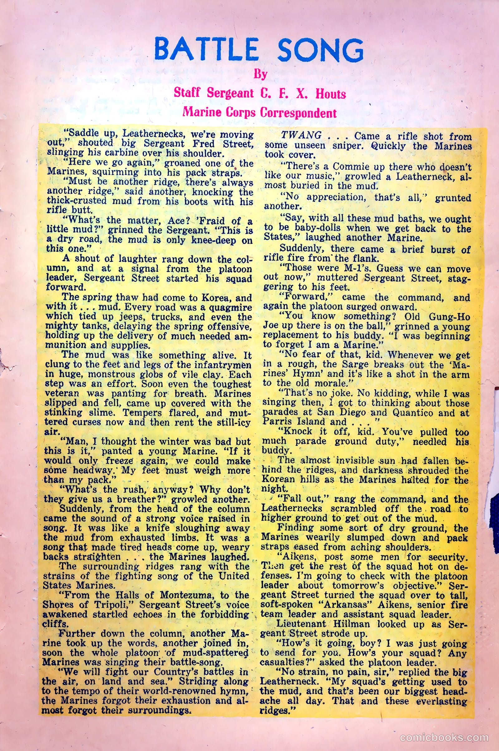 Fighting Leathernecks #6 (1952) — page 27 of 36