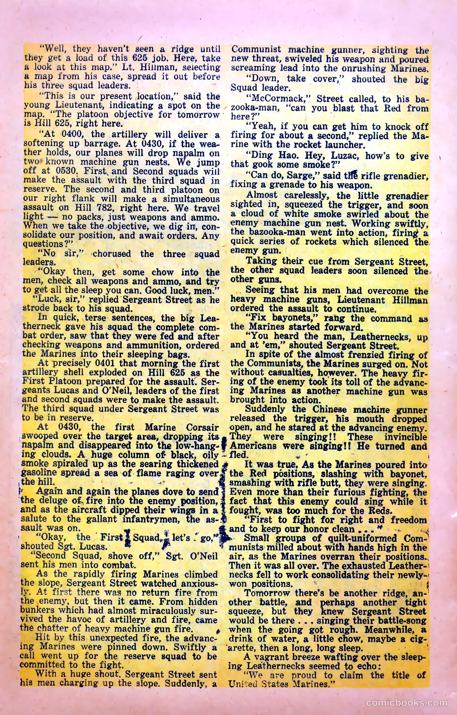 Fighting Leathernecks #6 (1952) — page 28 of 36