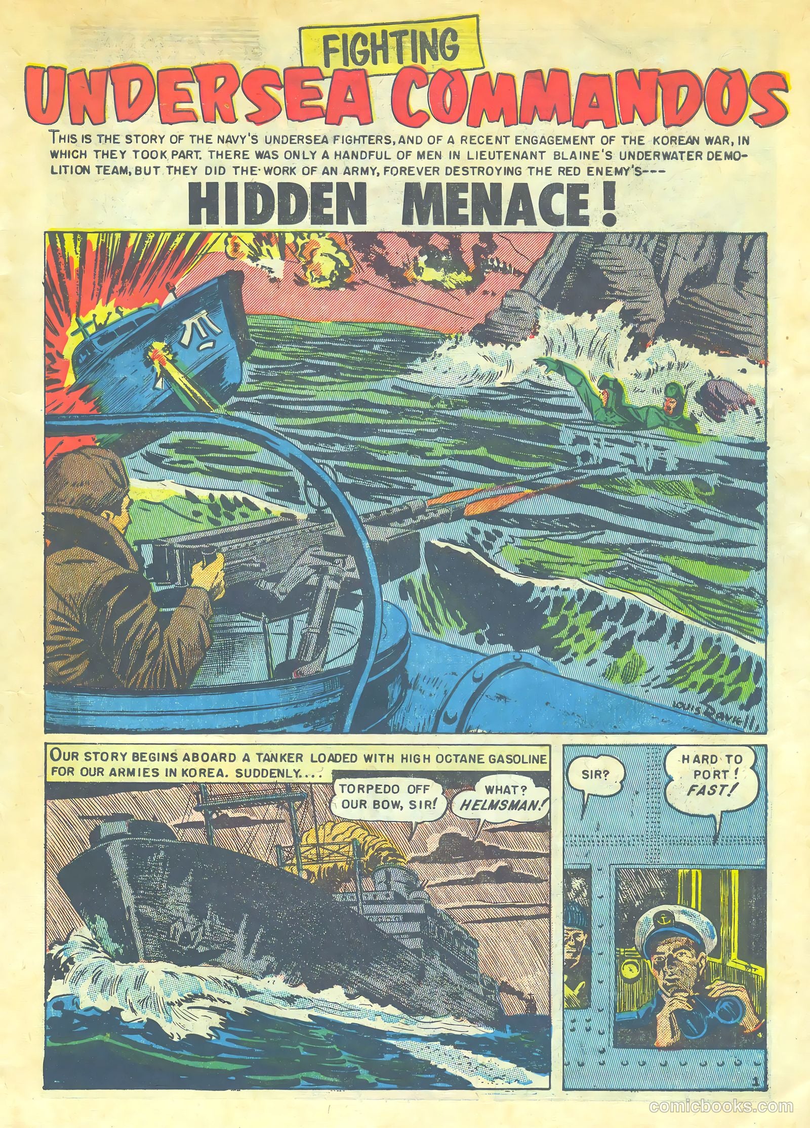 Fighting Undersea Commandos #2 (1952) — page 3 of 36