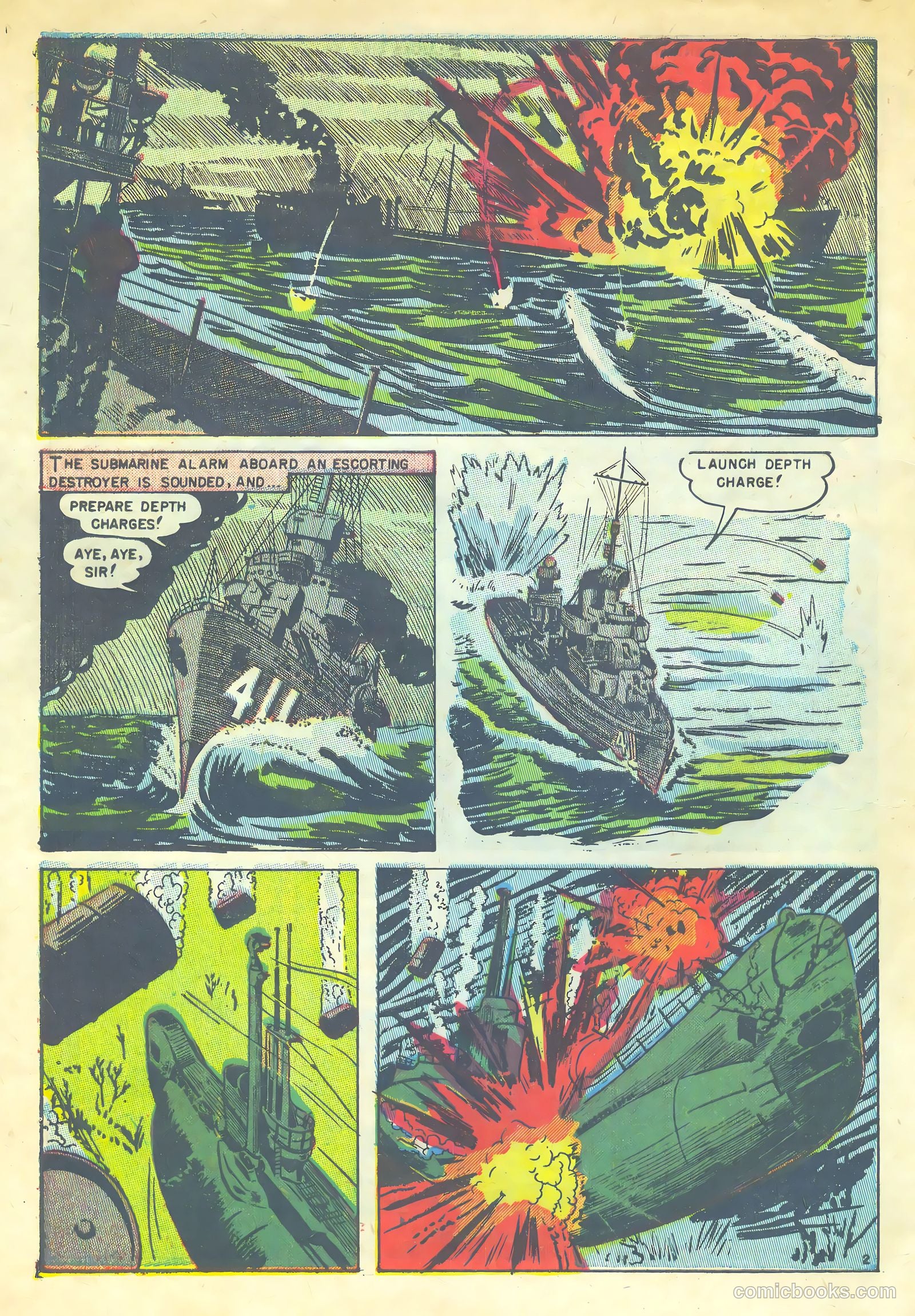 Fighting Undersea Commandos #2 (1952) — page 4 of 36