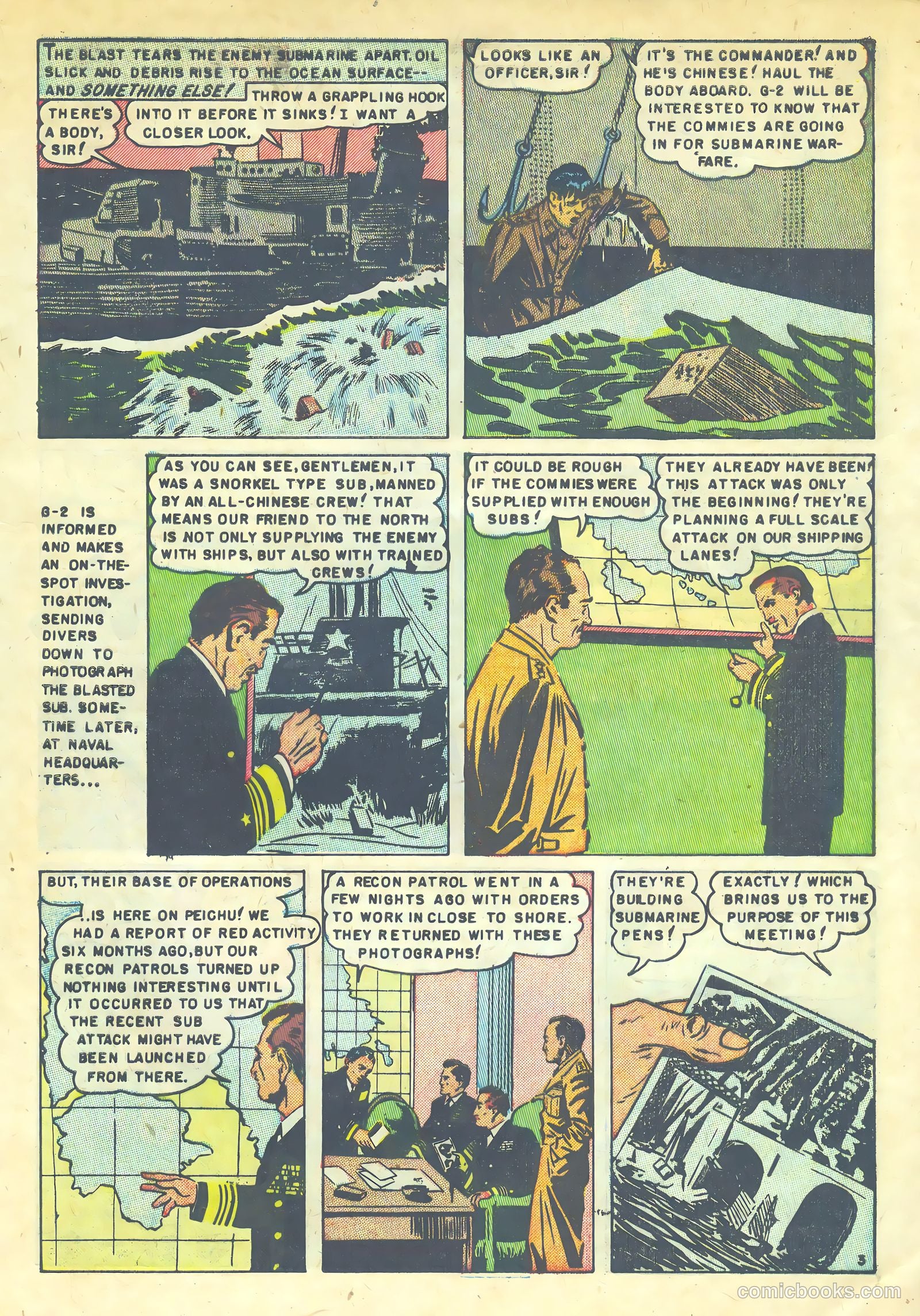 Fighting Undersea Commandos #2 (1952) — page 5 of 36
